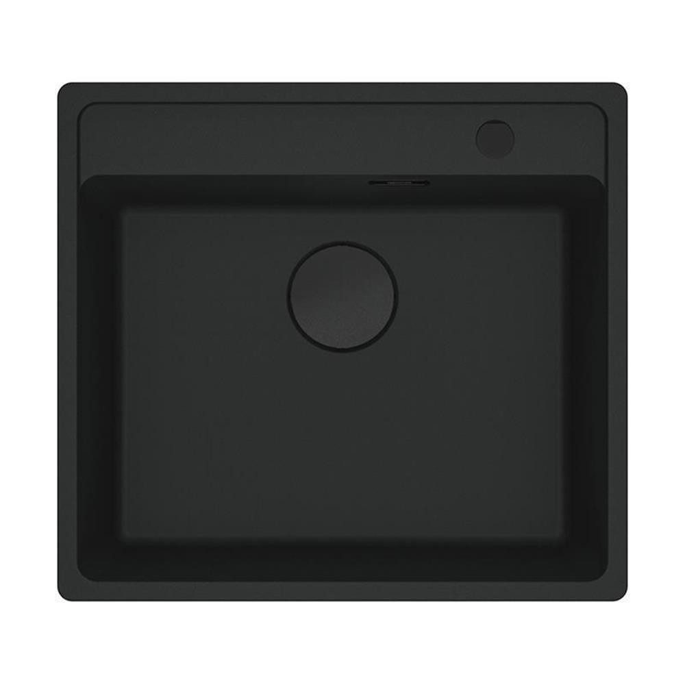 FRANKE Granitspüle Maris MRG 610-52 A Fragranit Black Matt - Black Collection, 0/0 cm