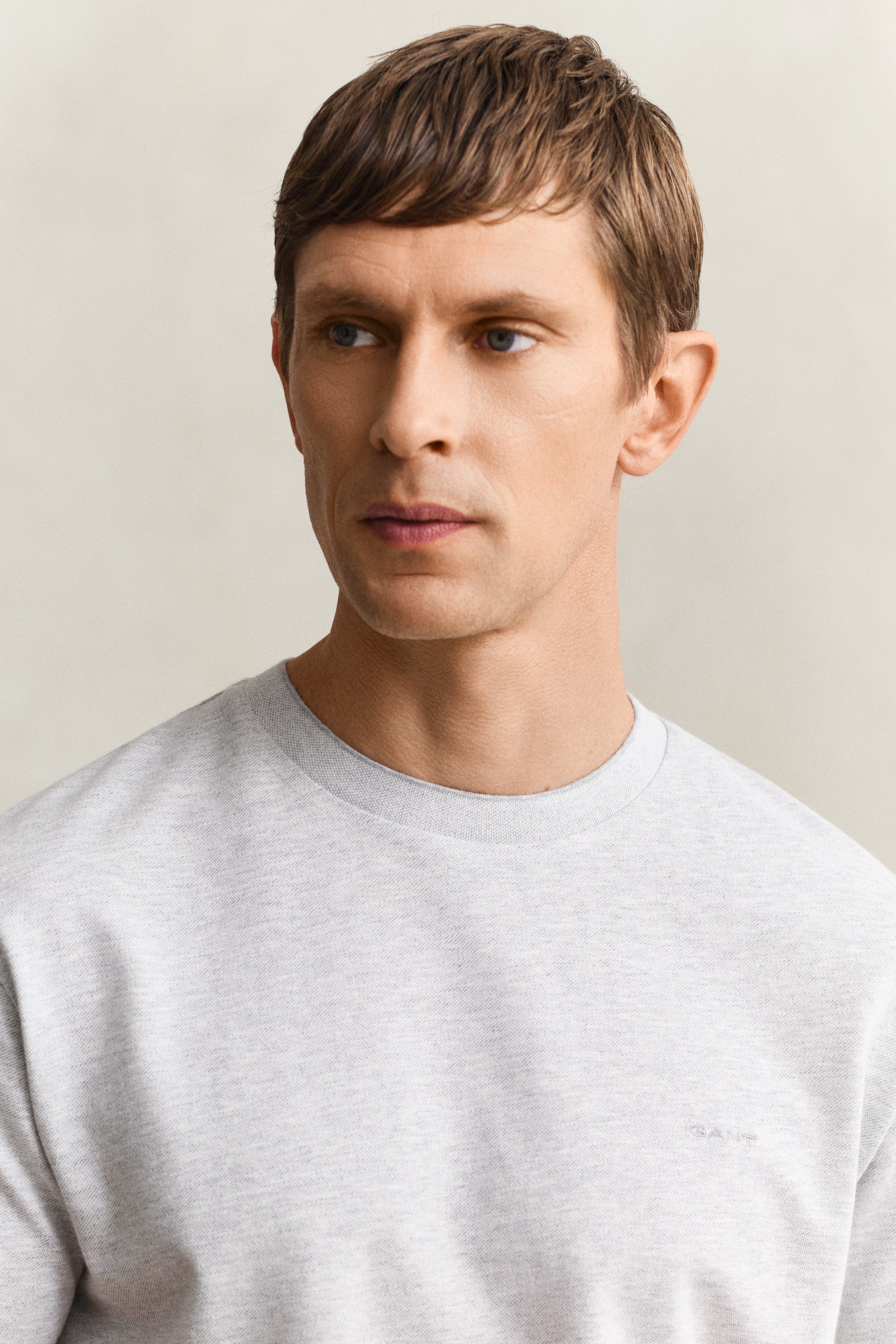 Gant T-Shirt TONE PIQUE Regular fit mit Rundhalsausschnitt