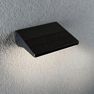 Paulmann Außen-Wandleuchte IP44, LED fest integriert, Warmweiß, LED-Modul, 3.000K 3,4W Aluminium