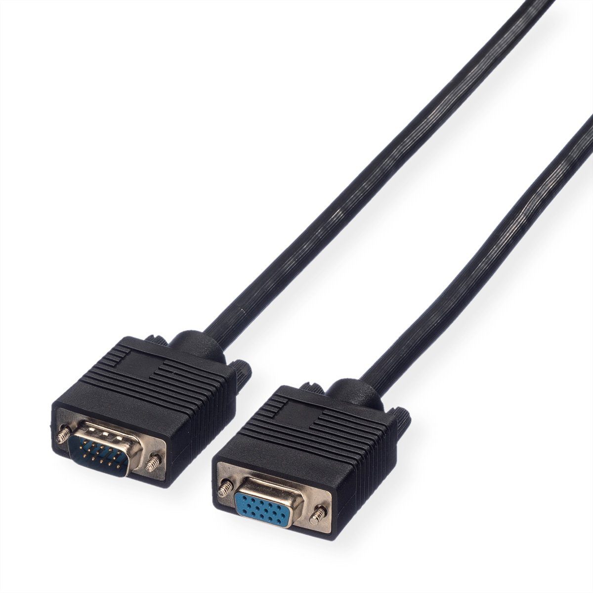ROLINE SVGA-Kabel HD15 ST - BU Video-Kabel, HD D-Sub 15-polig (HD-15), VGA Männlich (Stecker), HD D-Sub 15-polig (HD-15), VGA Weiblich (Buchse) (200.0 cm)