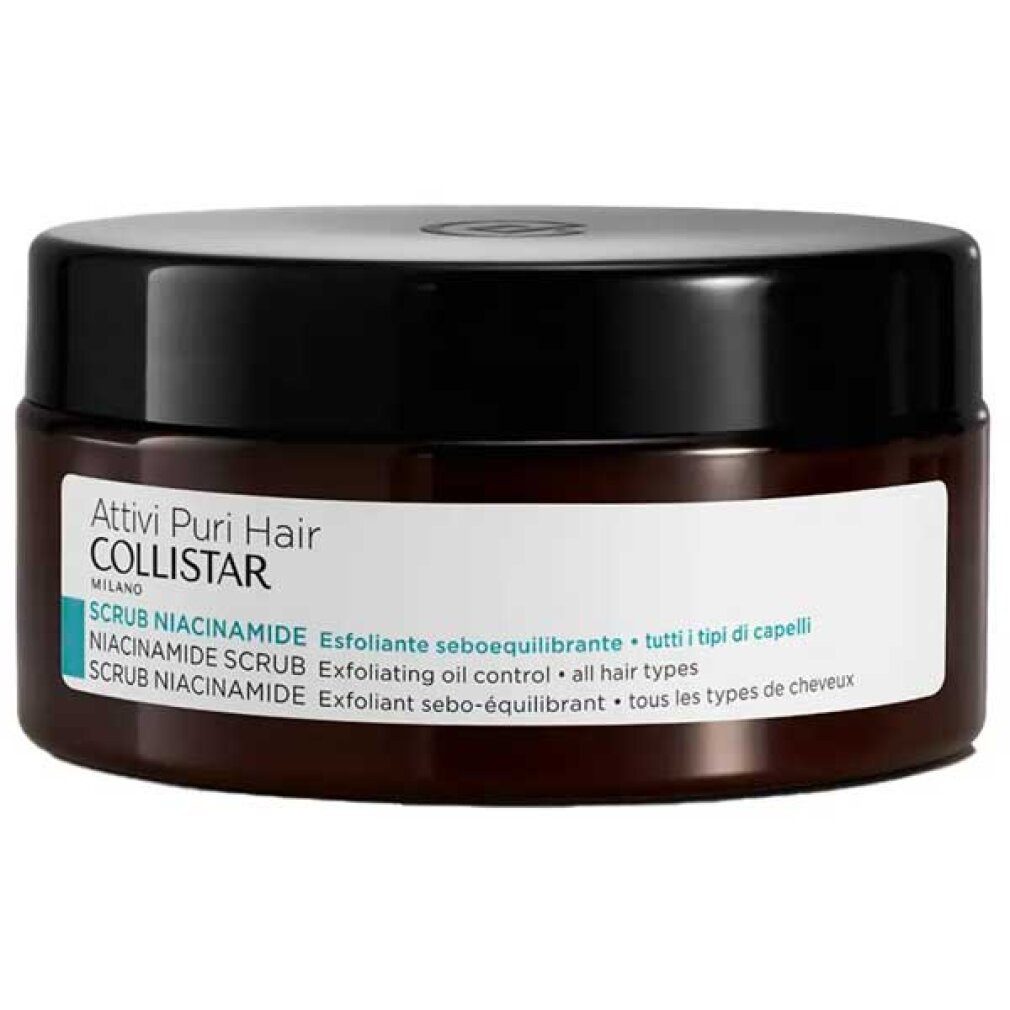 Haarpflege-Set Haarpeeling mit Niacinamid Attivi Puri (Niacinamid-Peeling) 250 ml