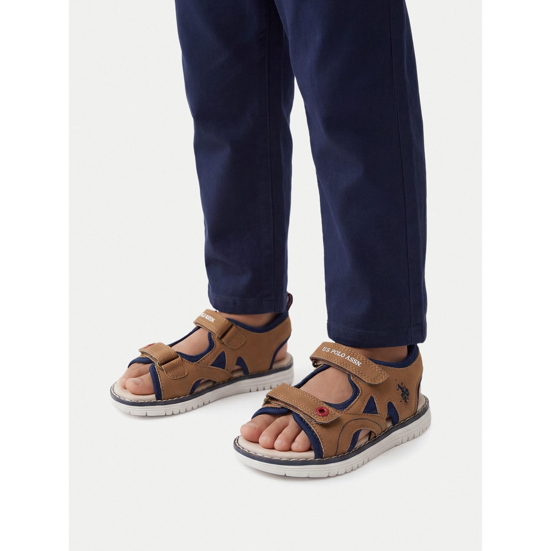 U.S. Polo Assn. US Polo Assn Sandalen Jungen Braun Sandale