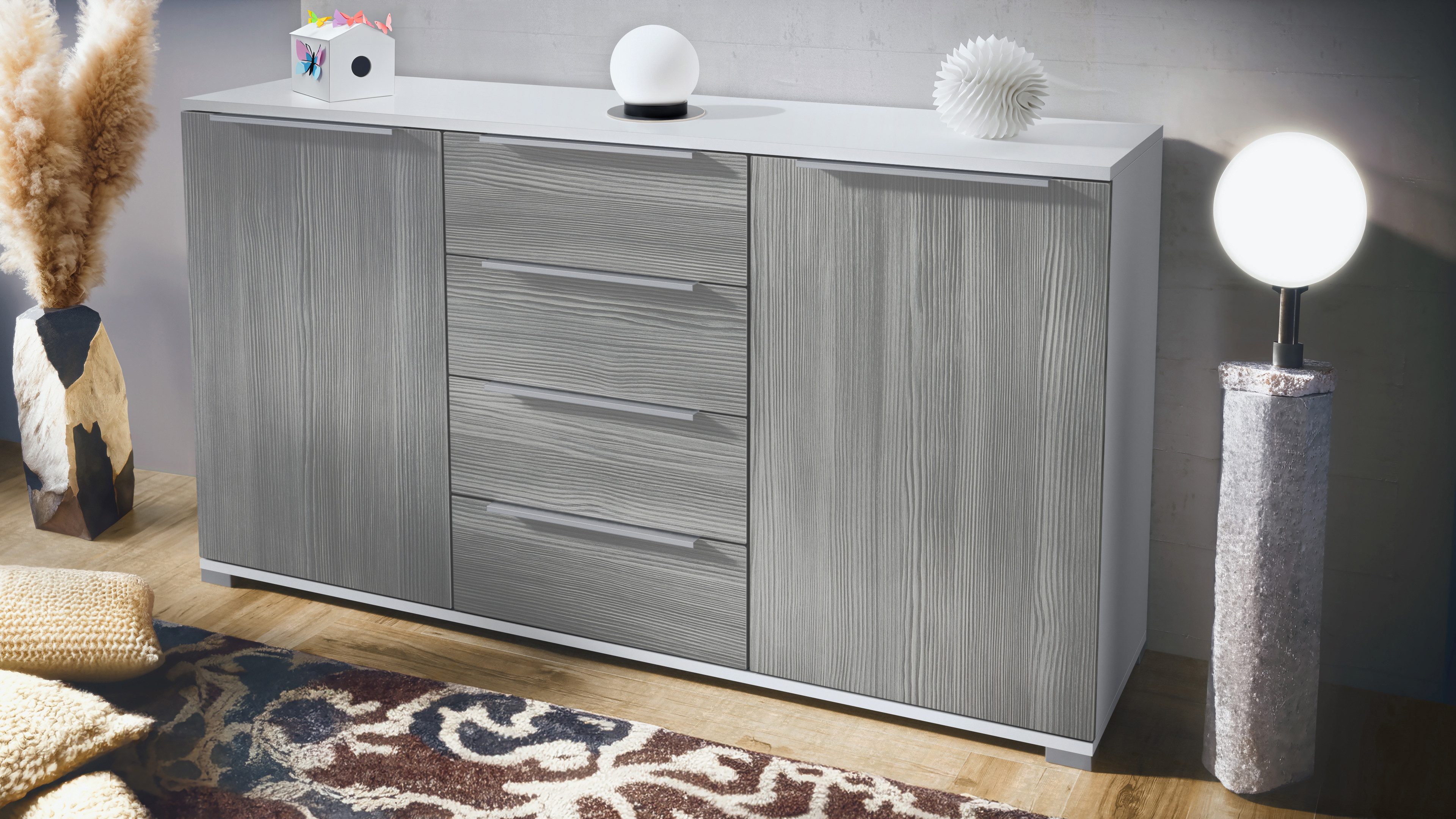 Vladon Sideboard Linio V1 (Anrichte, mit günstig online kaufen