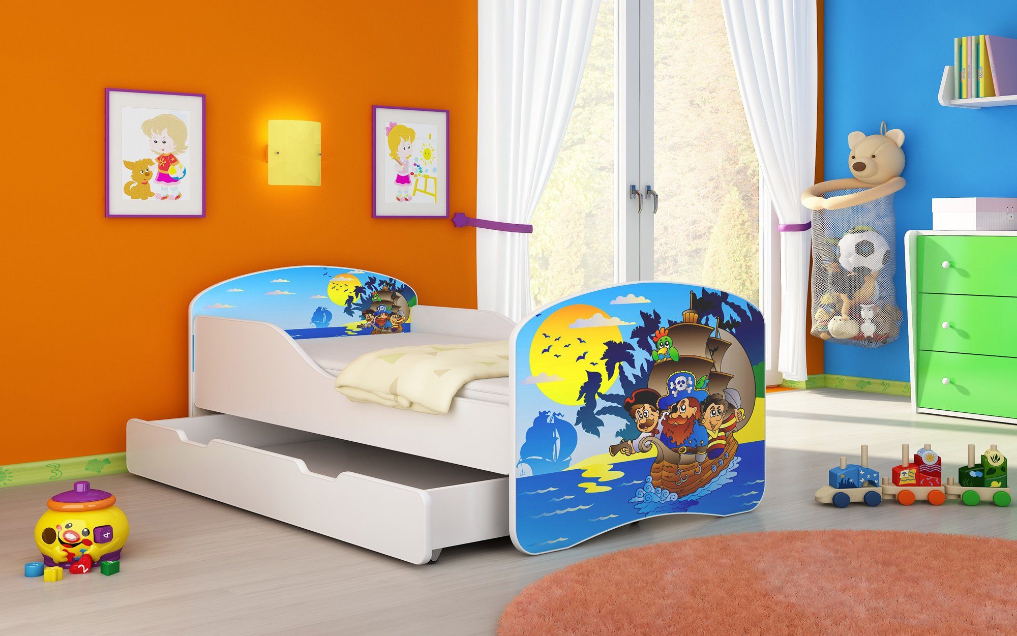 Baidani Kinderbett Luna, inkl. Matratze, Schublade günstig online kaufen
