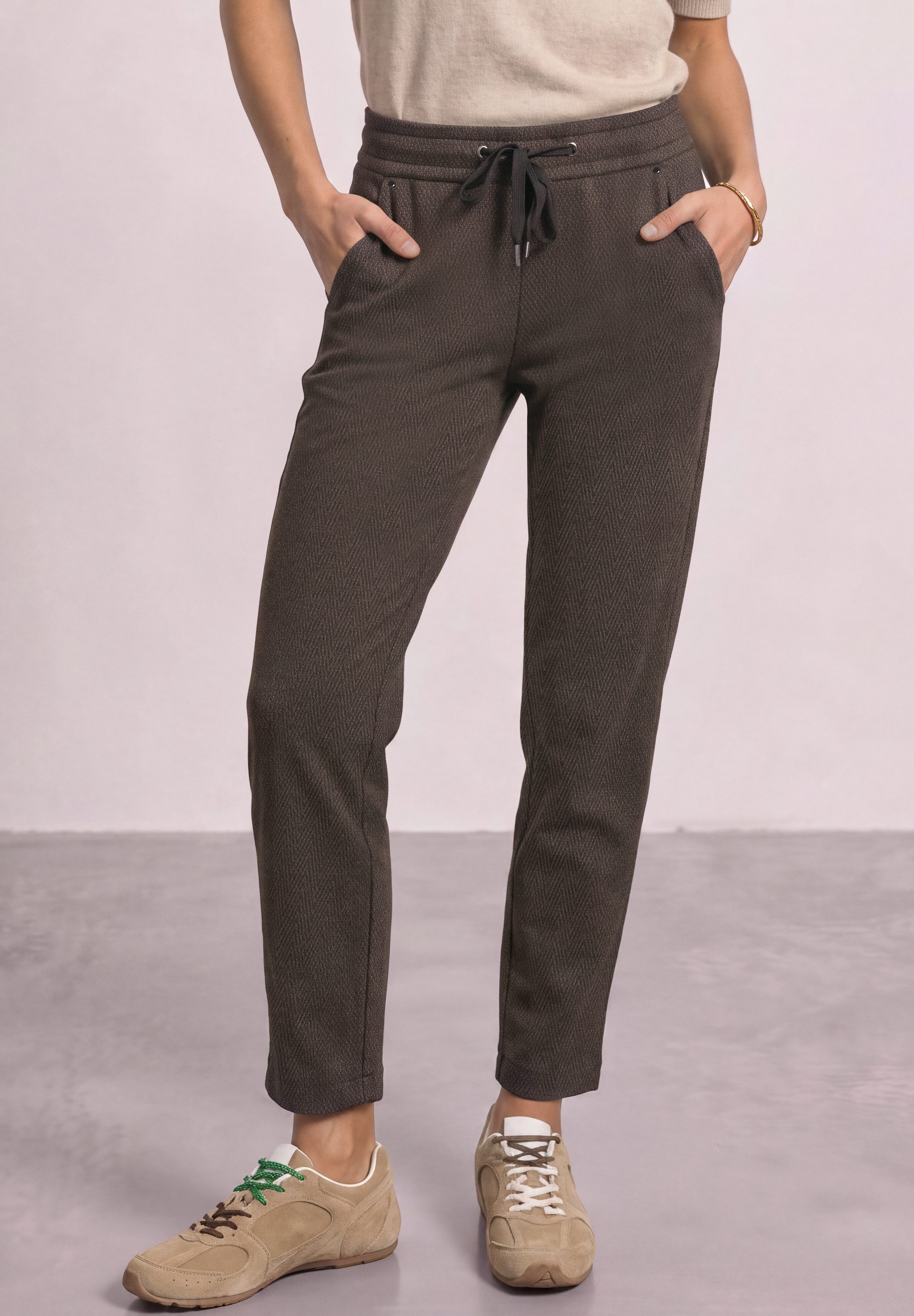 STREET ONE Jerseyhose Middle Waist