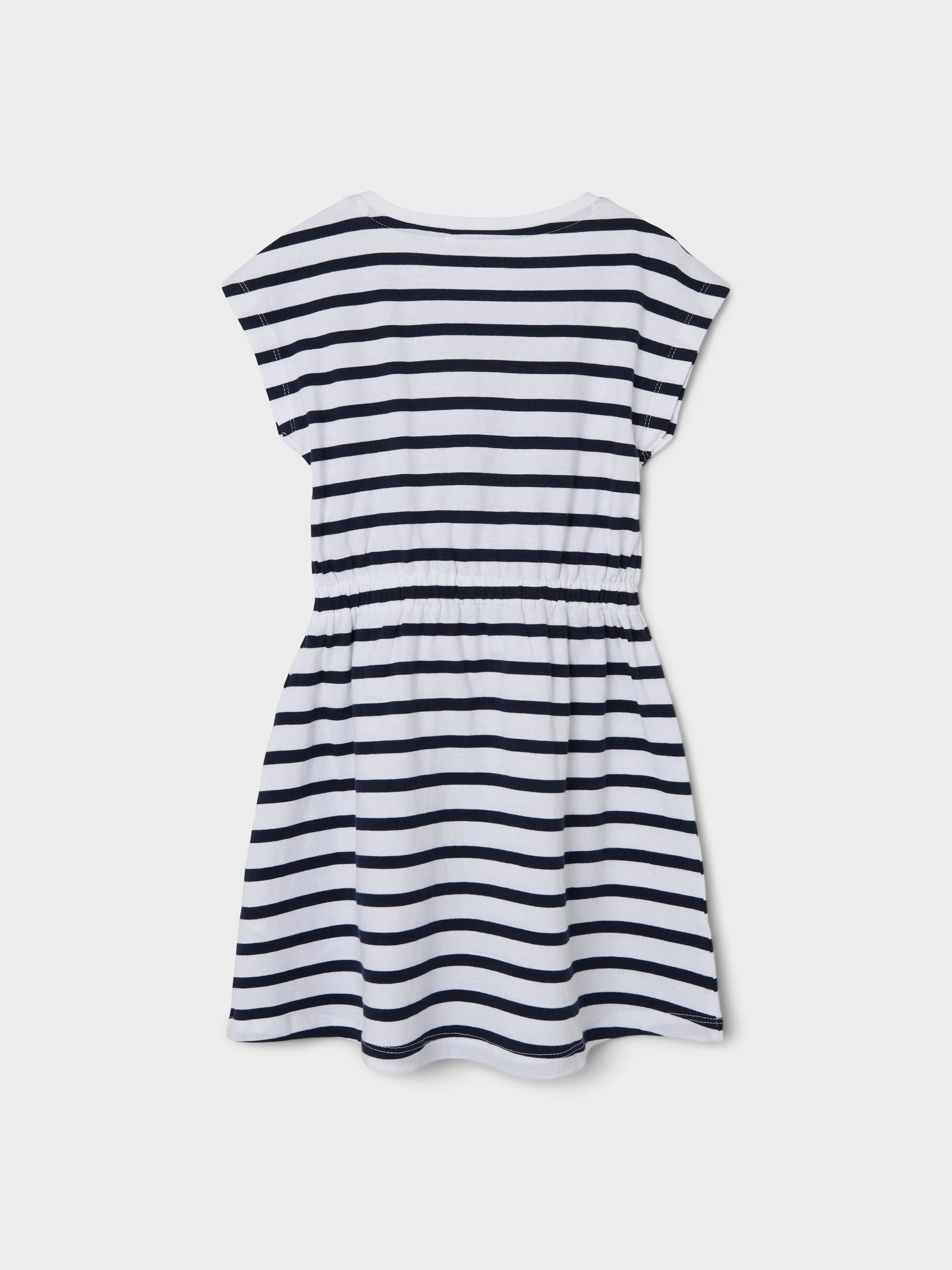 Name It Spitzenkleid 2er-Set Midi Blusen Baumwolle Dress Kurzam Rundhals für Mädchen (knielang, 2-tlg) NKFMIE SS DRESS NOOS