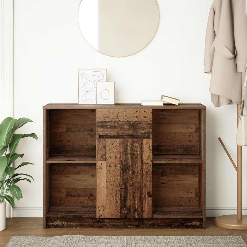 vidaXL Sideboard Sideboard mit Schublade Altholz-Optik günstig online kaufen