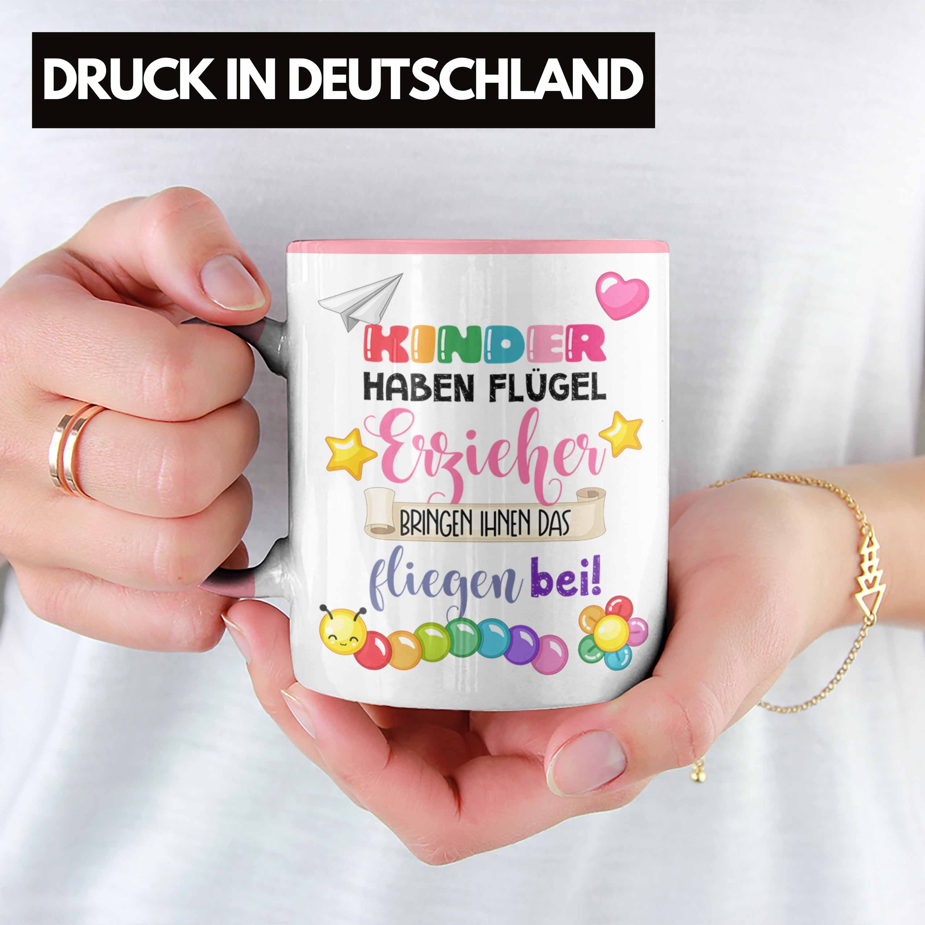 Trendation Tasse Trendation - Erzieherin Tasse Geschenk Danke Dankeschön Abschiedsgesch