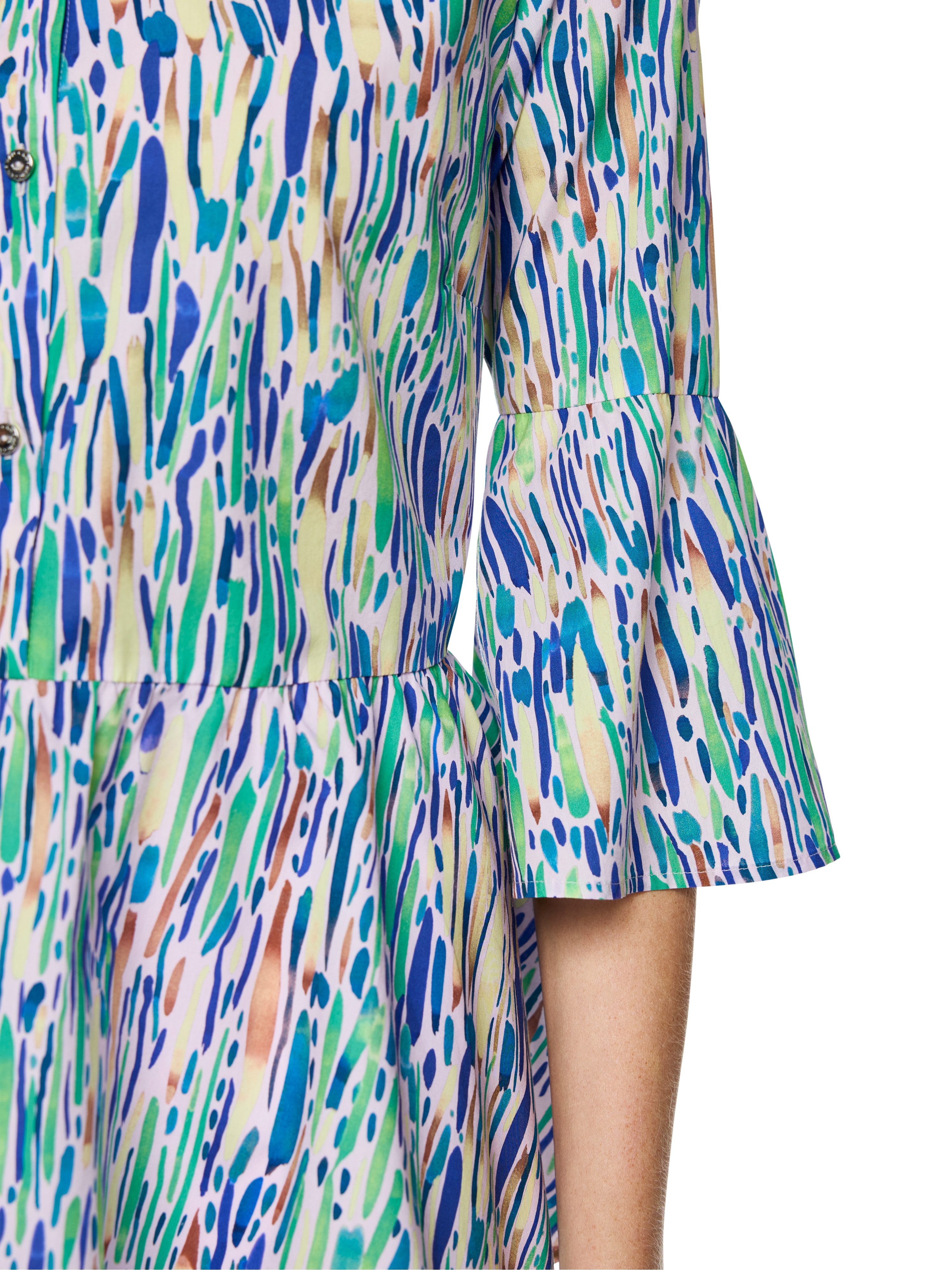 Marc Cain Druckbluse Spring Fling Premium Damenmode mit Allover-Print und H günstig online kaufen