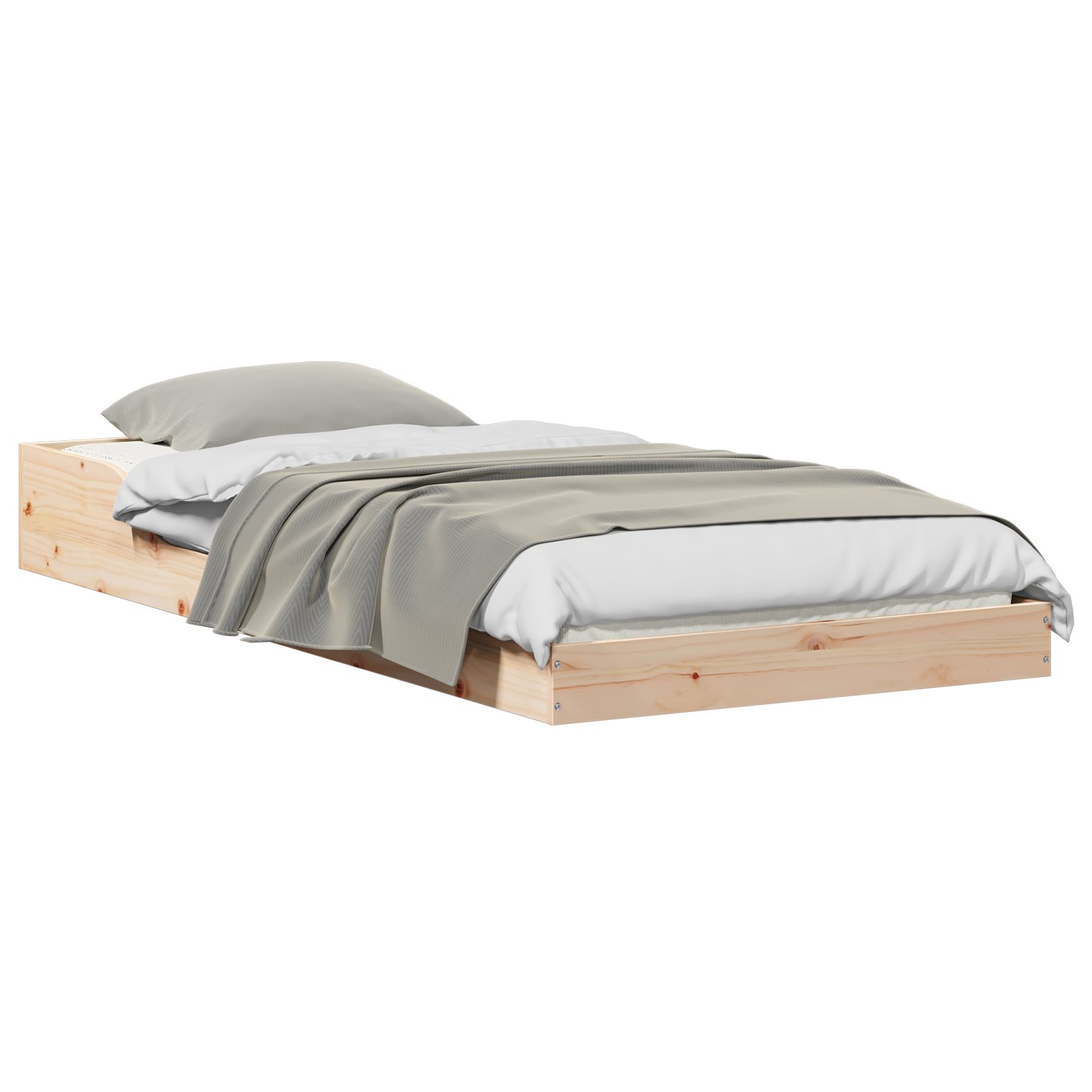 vidaXL Bett Bettgestell Braun 75 x günstig online kaufen