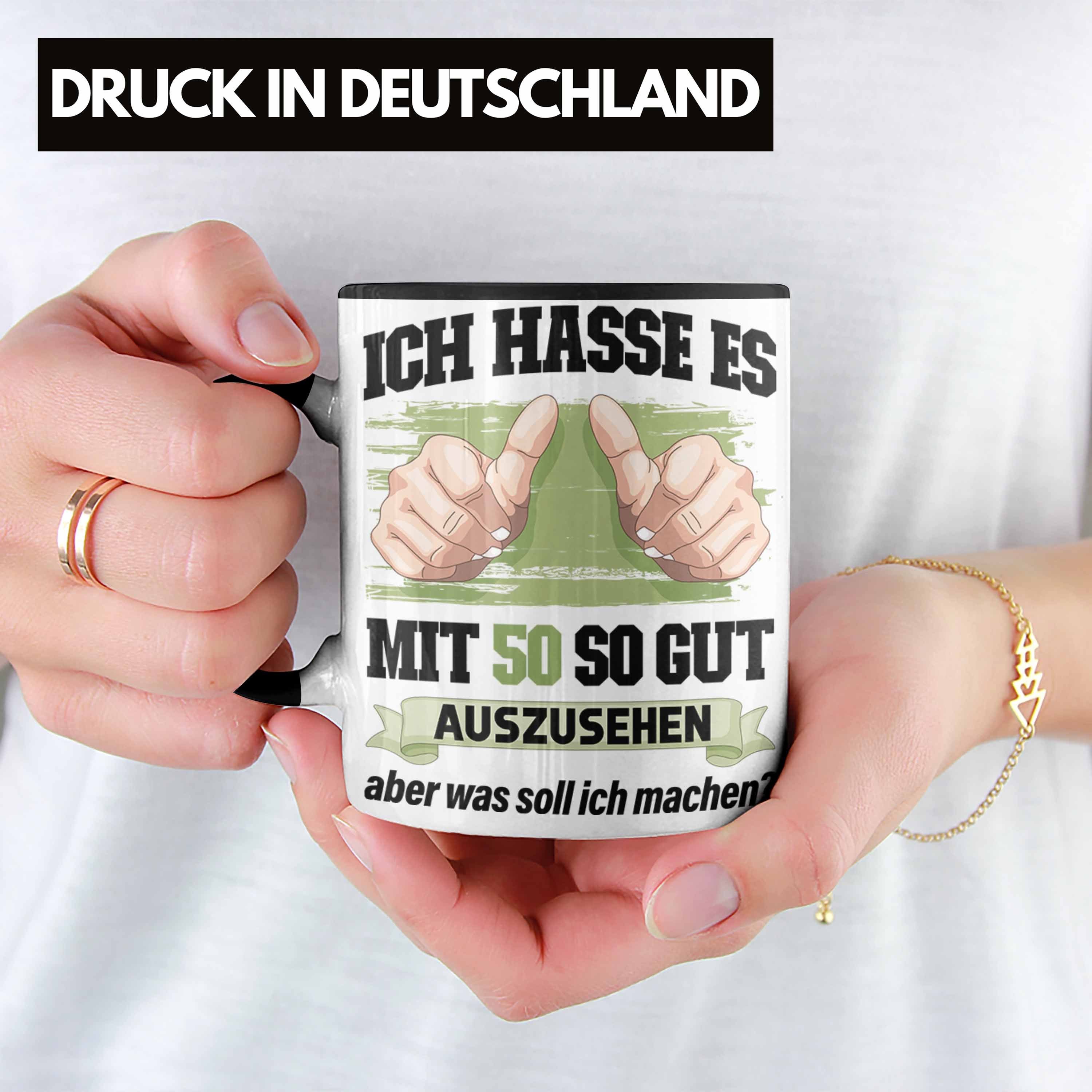 Trendation Tasse Trendation - 50. Geburtstag Tasse Frau Männer Geschenk 50er Geschenki