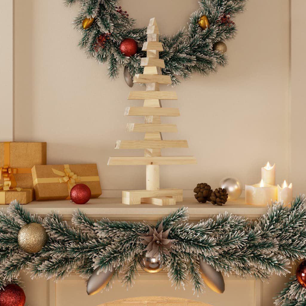 vidaXL Künstlicher Weihnachtsbaum Weihnachtsbaum Holz zum Schmücken 60
