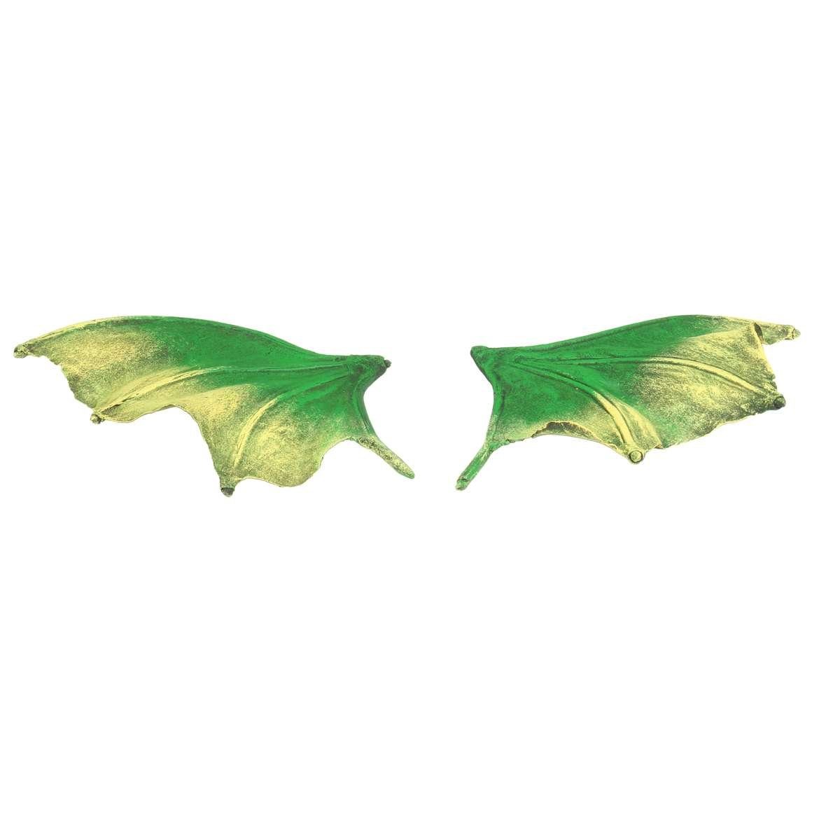 St), abnehmbaren (1 Drache Grün Flügeln in Handarbeit Oriental Ursprungsland Herstellung Galerie Dekofigur in traditionelle mit im