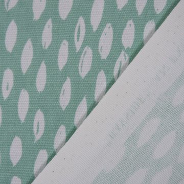 Prestigious Textiles Stoff Dekostoff Bayside Honeydew mint weiß 137cm