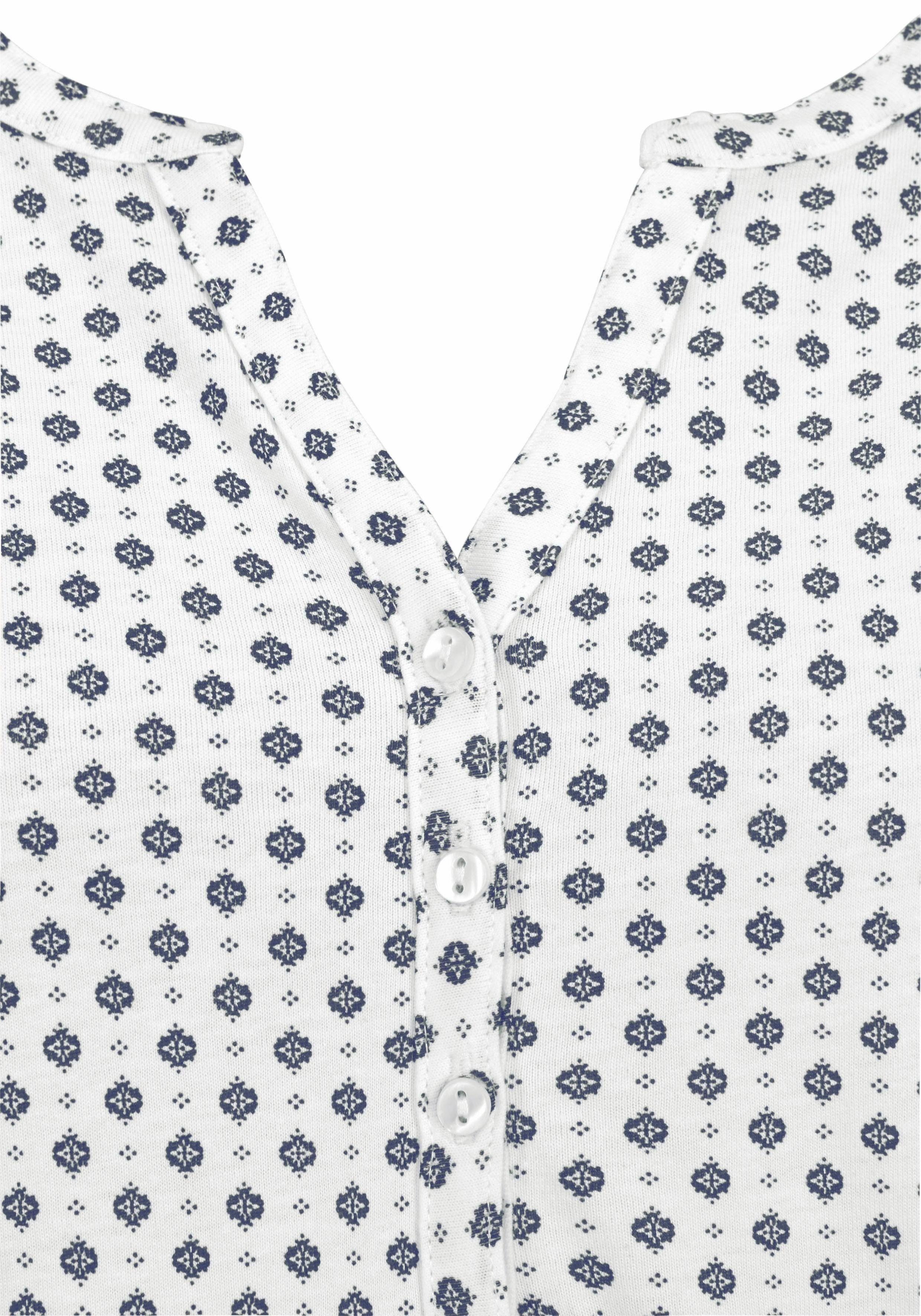LASCANA Blusenshirt mit Knopfleiste Sommerblusenshirt aus pflegeleichter, luftiger Viskose-Qualität