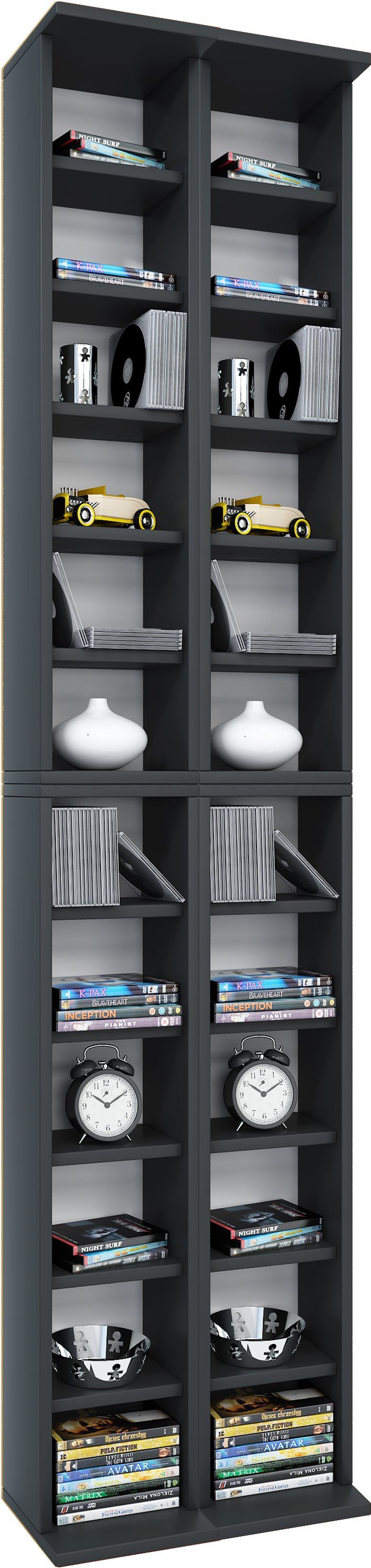 VCM CD-Regal Holz CD DVD Stand günstig online kaufen