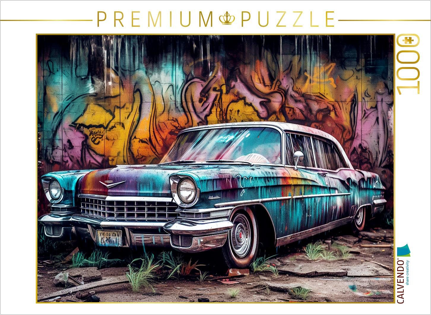CALVENDO Puzzle CALVENDO Puzzle Ein Motiv aus dem Kalender Street Art Graffiti, 1000, 1000 Puzzleteile
