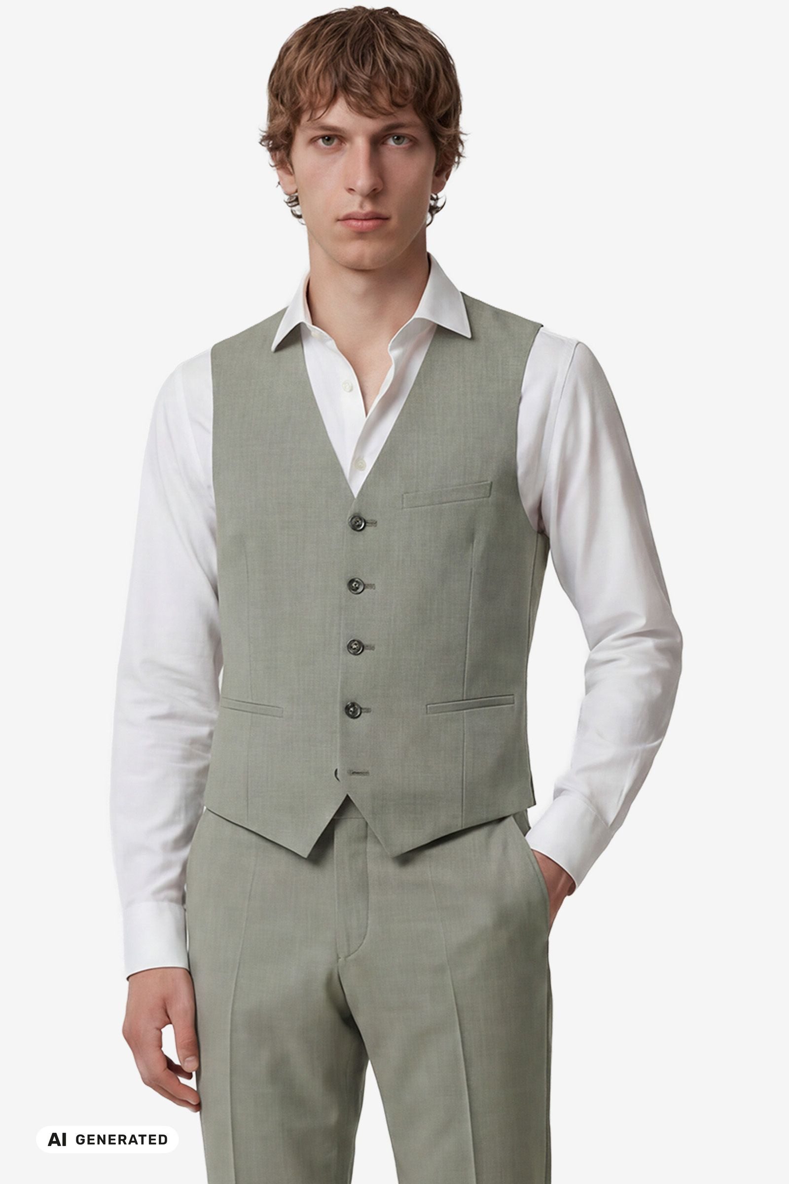 CG Club of Gents Anzugweste CG Plum-N