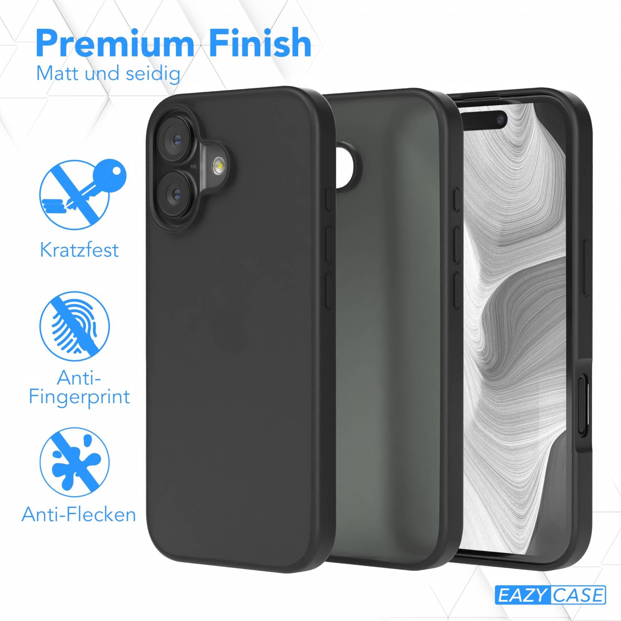 EAZY CASE Handyhülle Outdoor Case für Apple iPhone 17 6,3 Zoll, Hülle Outdoor kratzfest Schutzhülle mit Kameraschutz Robust Schwarz – Bild 5 von 5
