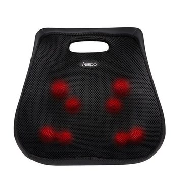 NAIPO Massagegerät, Shiatsu Unterer Rücken Massager mit Wärmefunktion