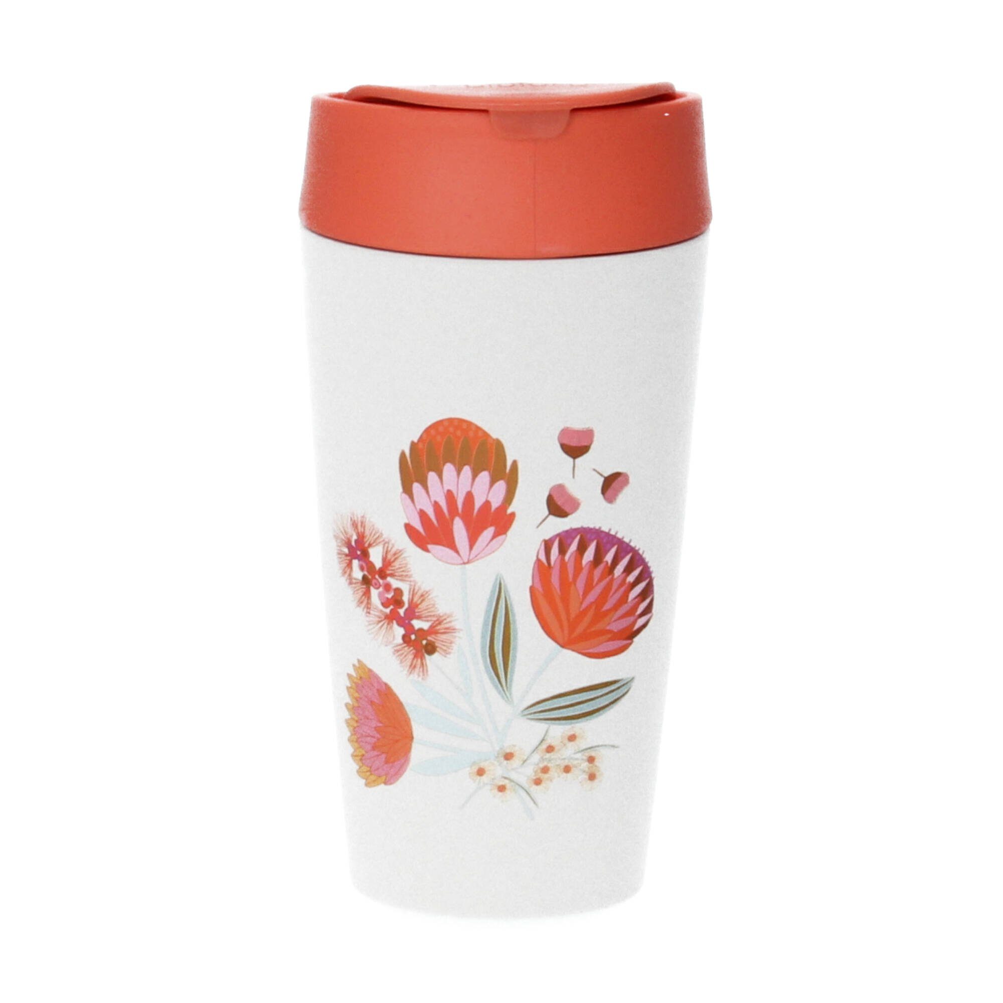 mic 420 GmbH Coffee-to-go-Becher protea, ml Pflanzenzucker) chic plant deluxe (Kunststoff bioloco PLA aus cup