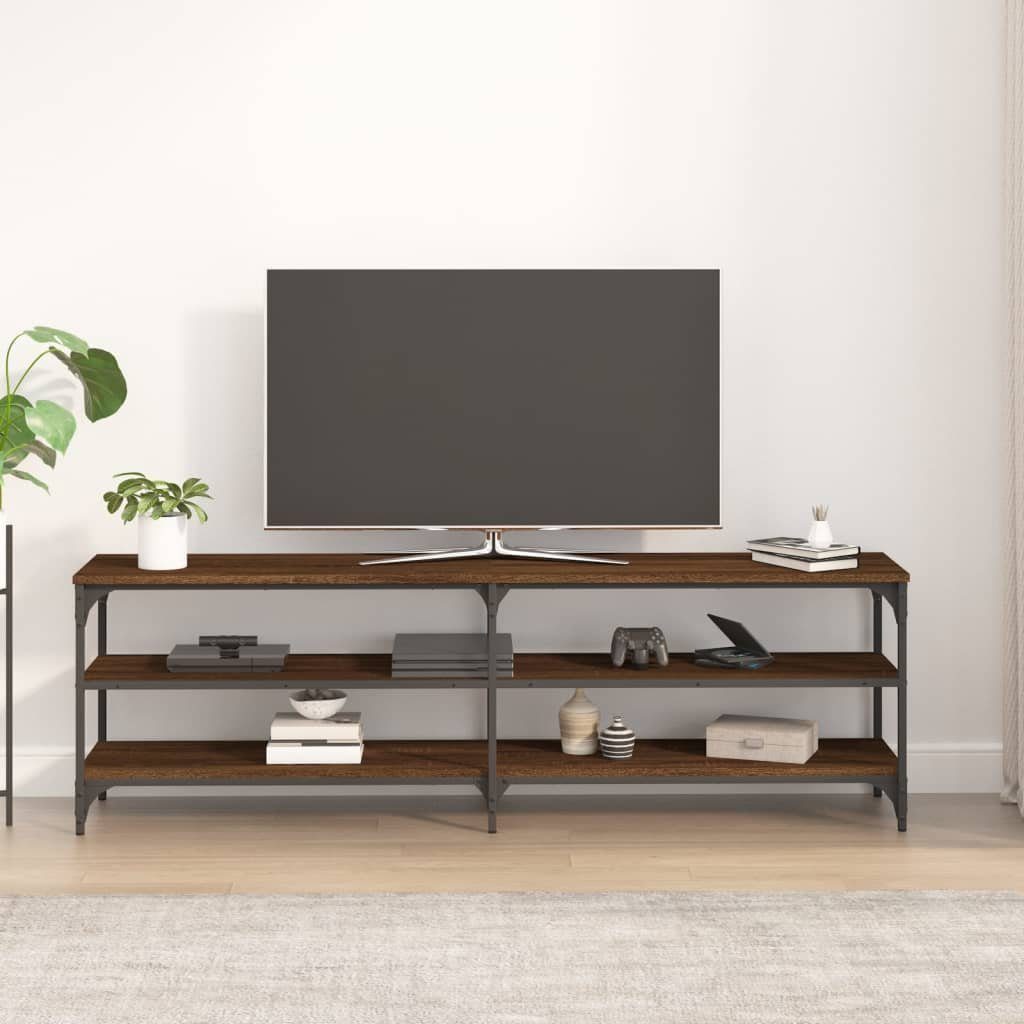Holzwerkstoff TV-Schrank cm Eichen-Optik Braun 160x30x50 furnicato