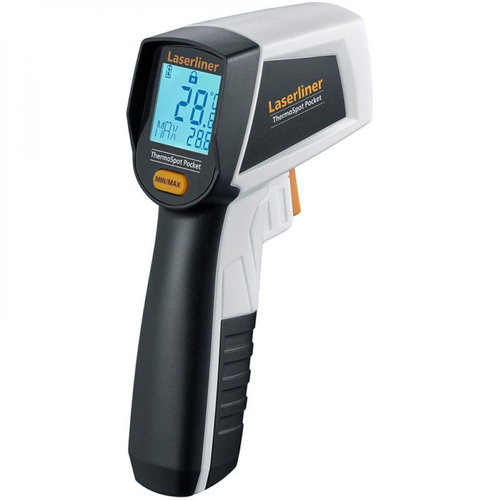 LASERLINER Laserwasserwaage Laserliner ThermoSpot Pocket Berührungsloses Infrarot-Temperaturmessg