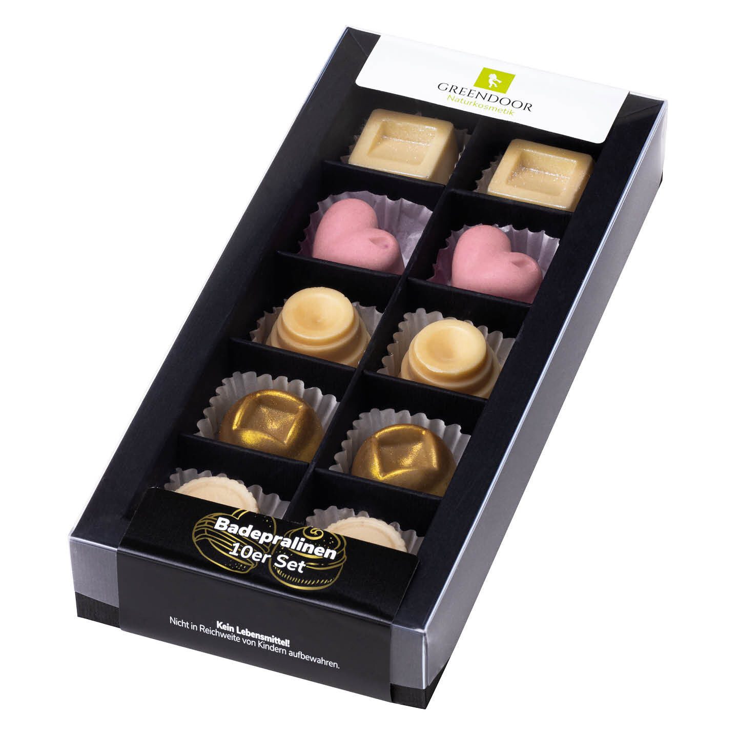 GREENDOOR Badepraline Geschenk Set XL Badepralinen gemischt