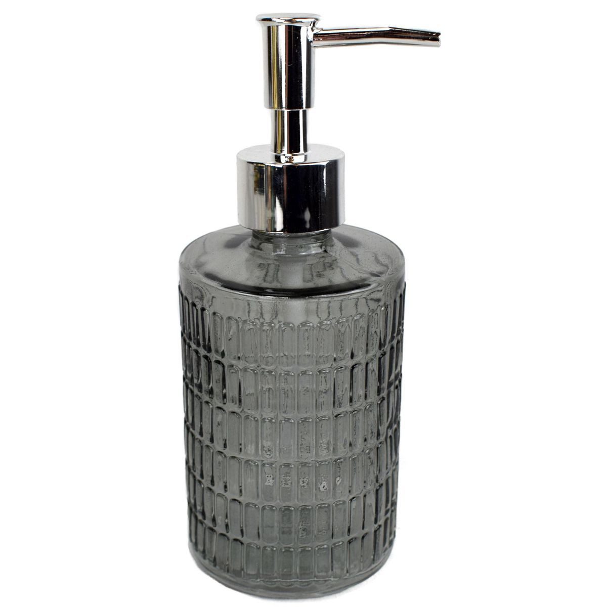 Home Line Seifenspender Pumpspender Øca. 7 cm aus Glas moderner Spender für Seifen, universell einsetzbar