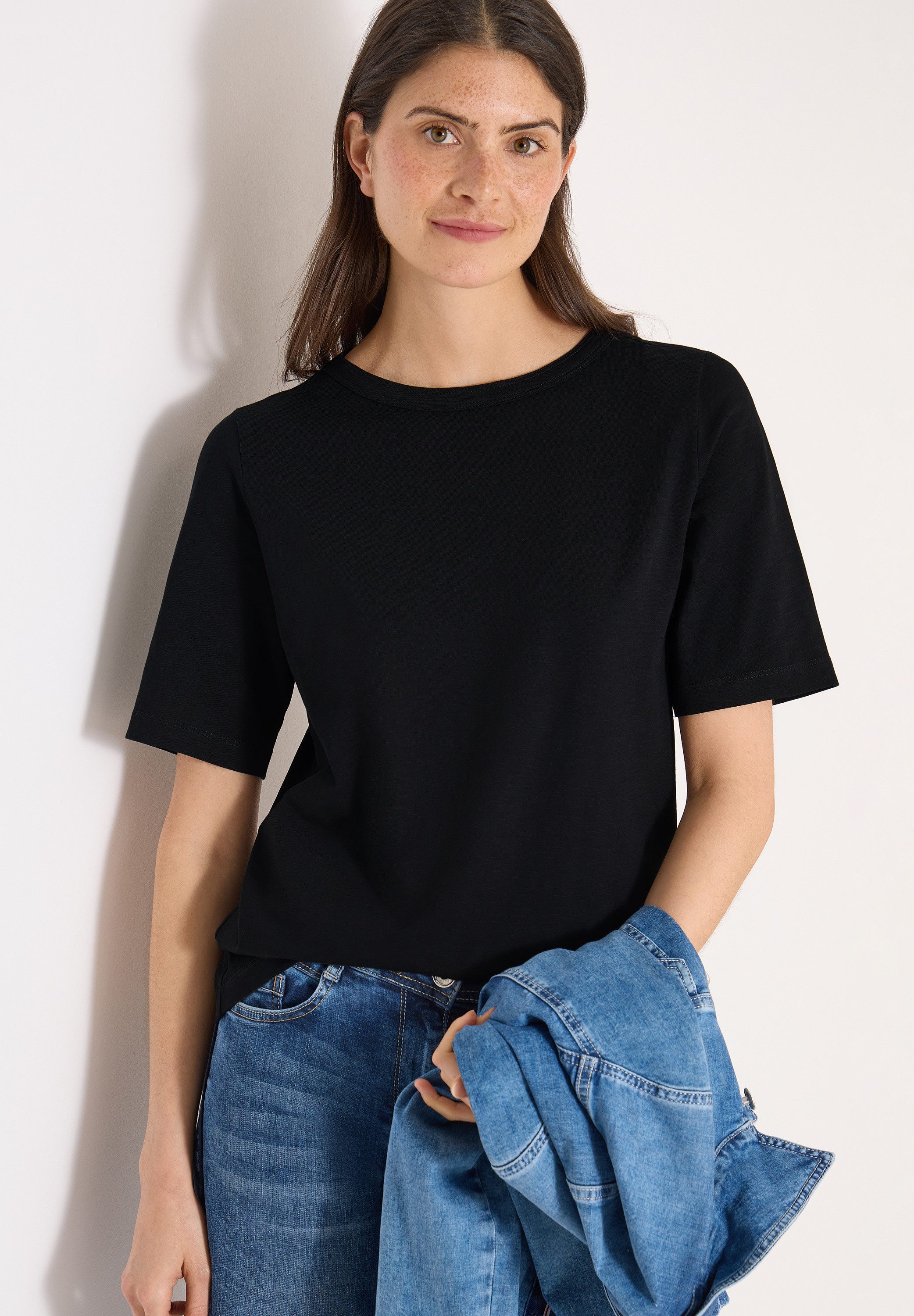 CECIL T-Shirt aus reiner Baumwolle