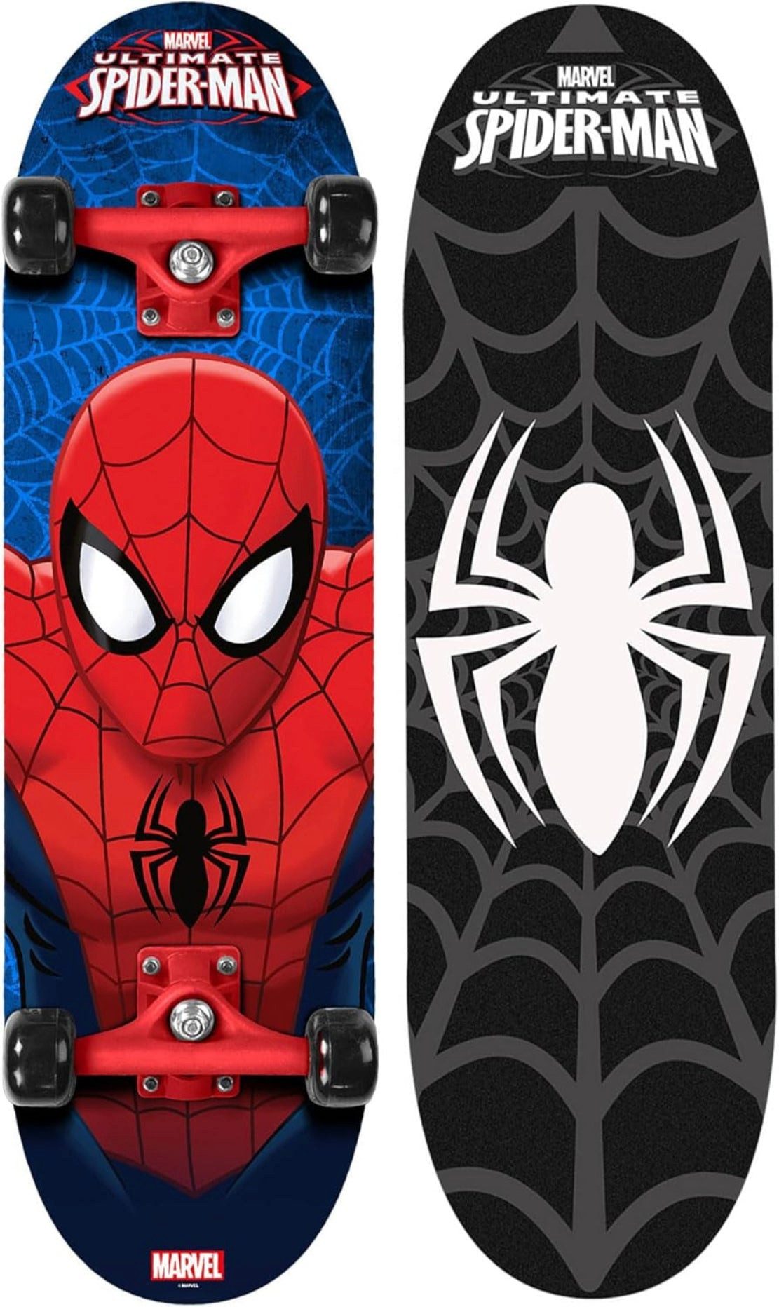 Vedes Spiel Stamp Skateboard Marvel Spider-Man 28" ABEC-5 Anfänger