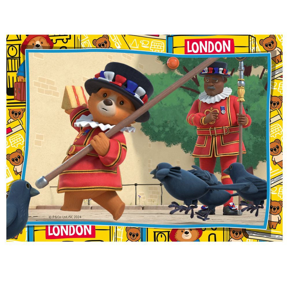 Ravensburger Puzzle 4 in 1 Puzzle Box Paddington Bär Ravensburger Kinder Puzzle, 24 Puzzleteile