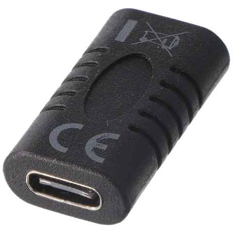 Goobay Adapter USB-C™ auf USB-C™ zum einfachen Verbinden von zwei USB-C™-Kab USB-Ladegerät