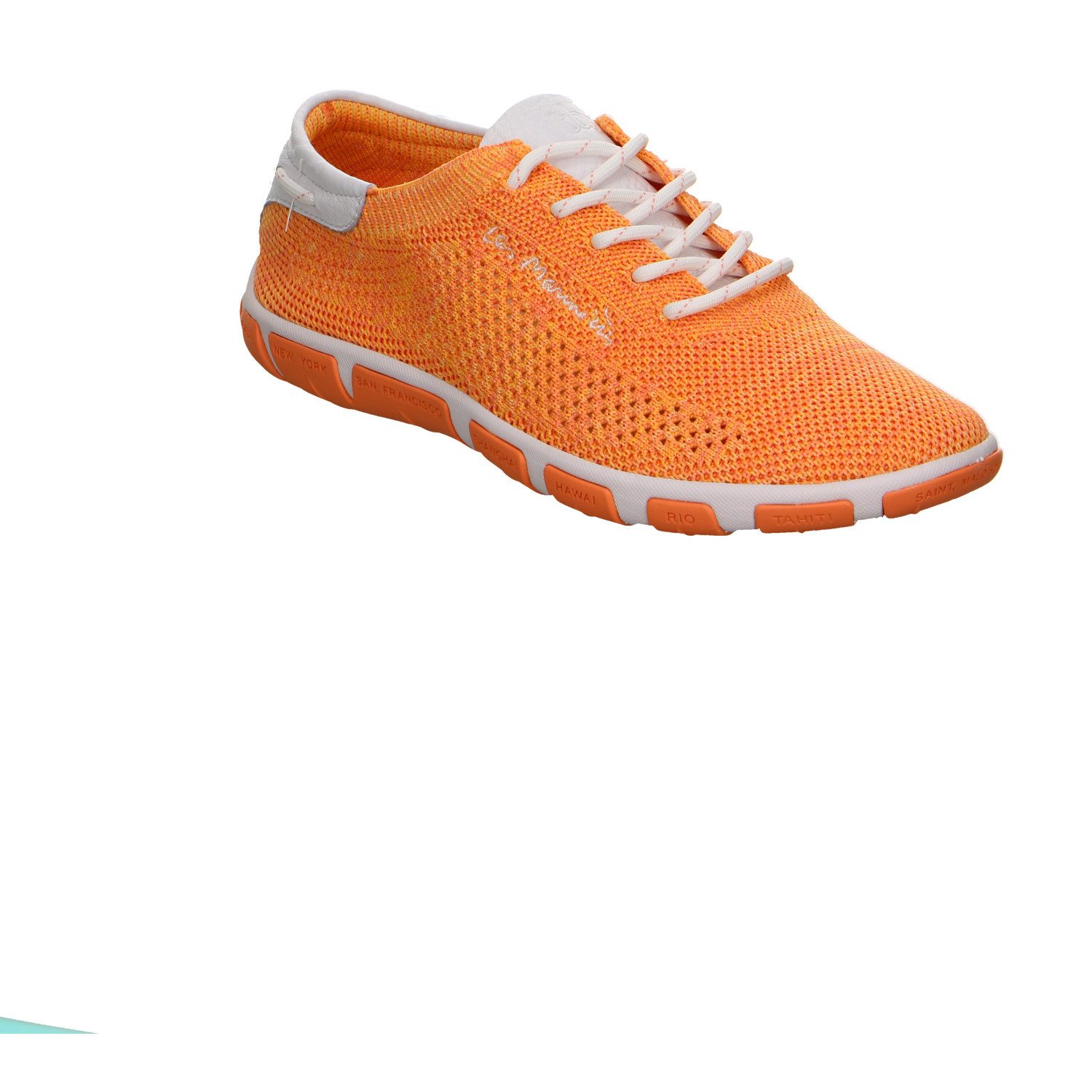 tbs Tamaris Jazaria Leinen-Stoff Schnürschuhe gelb Schnürschuh