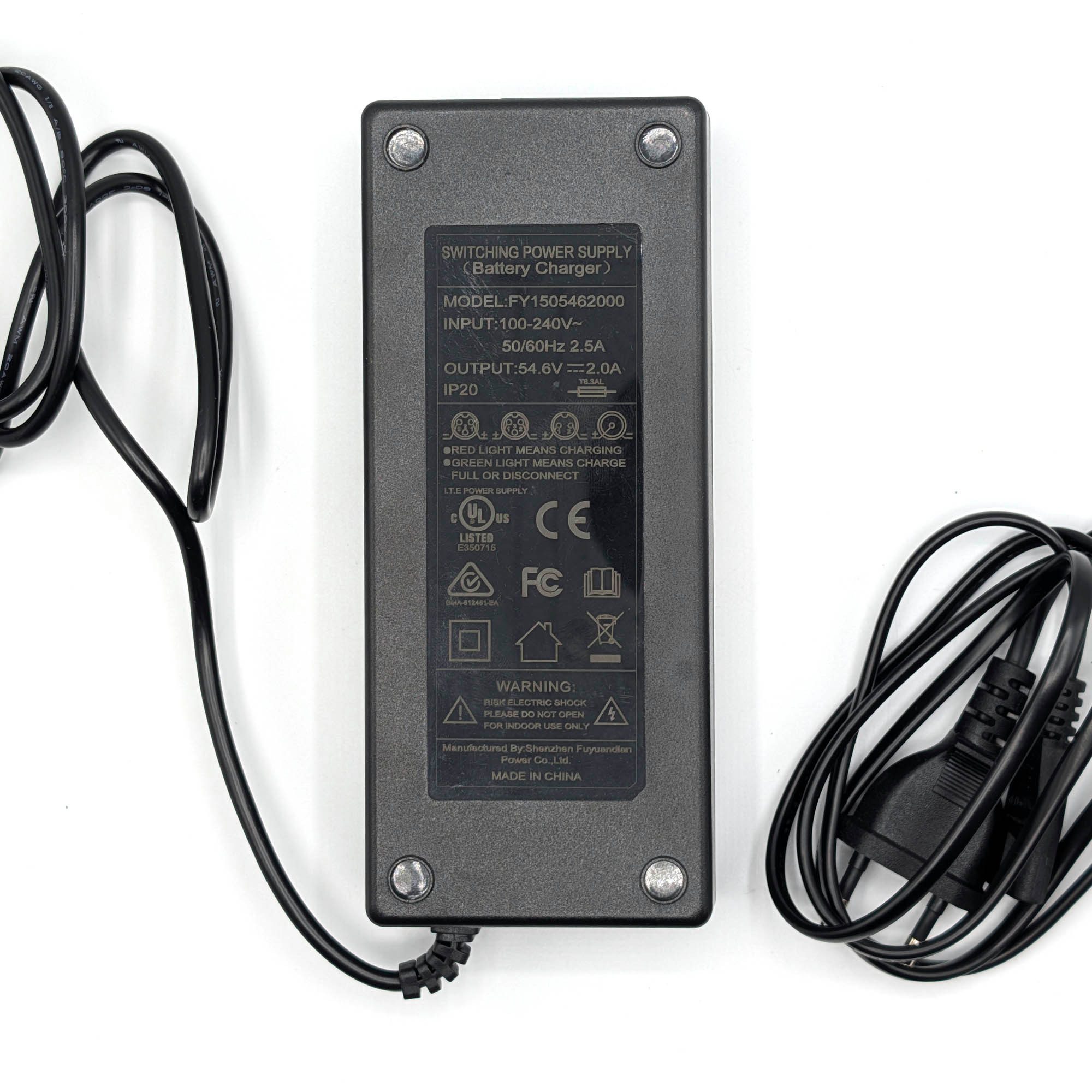 JOYOR Ladegerät EU Charger für alle 48V Joyor E-Scooter Y8-S S5 Elektroroller-Ladegerät (10000 mA)