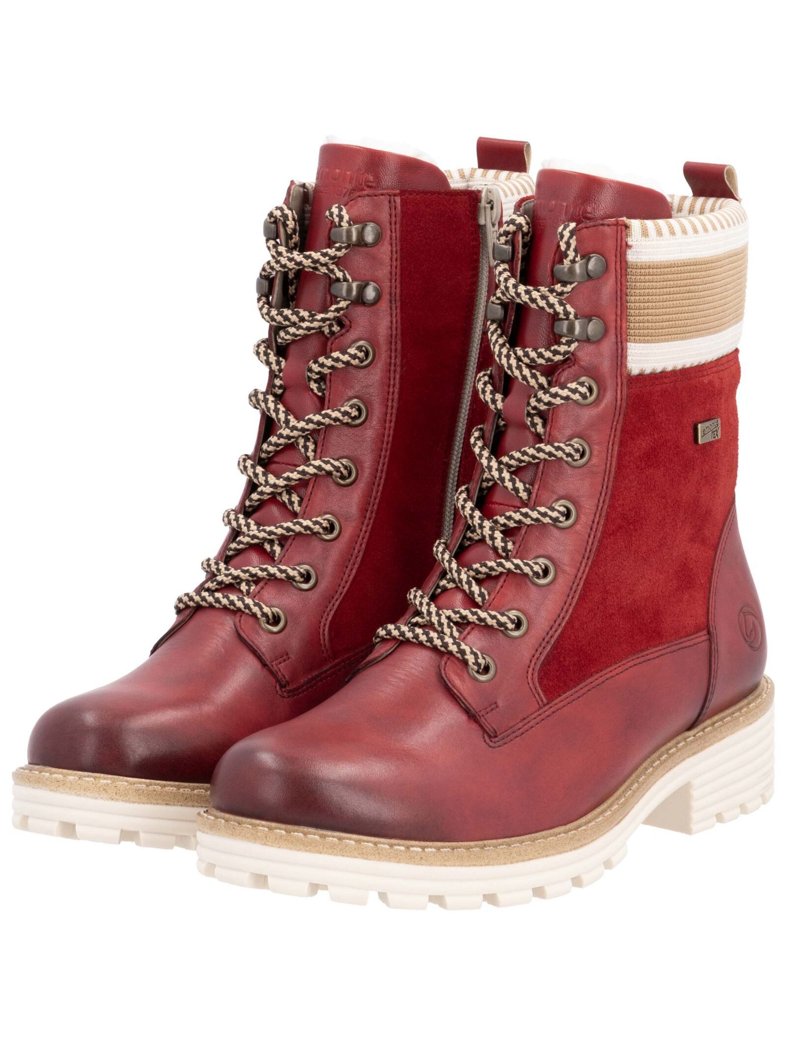 Remonte Remonte Stiefelette Leder Schnürstiefelette