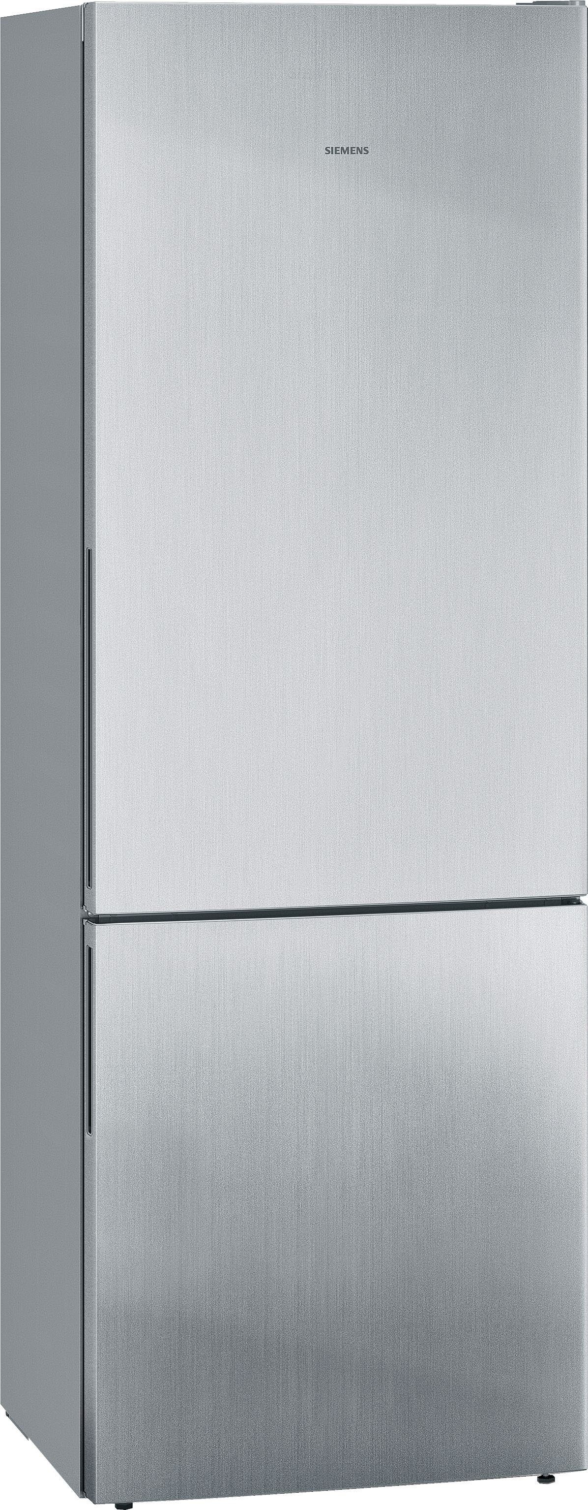 SIEMENS Kühl-/Gefrierkombination KG49EAICA, 201 cm hoch, 70 cm breit Edelstahl mit Anti-Fingerprint