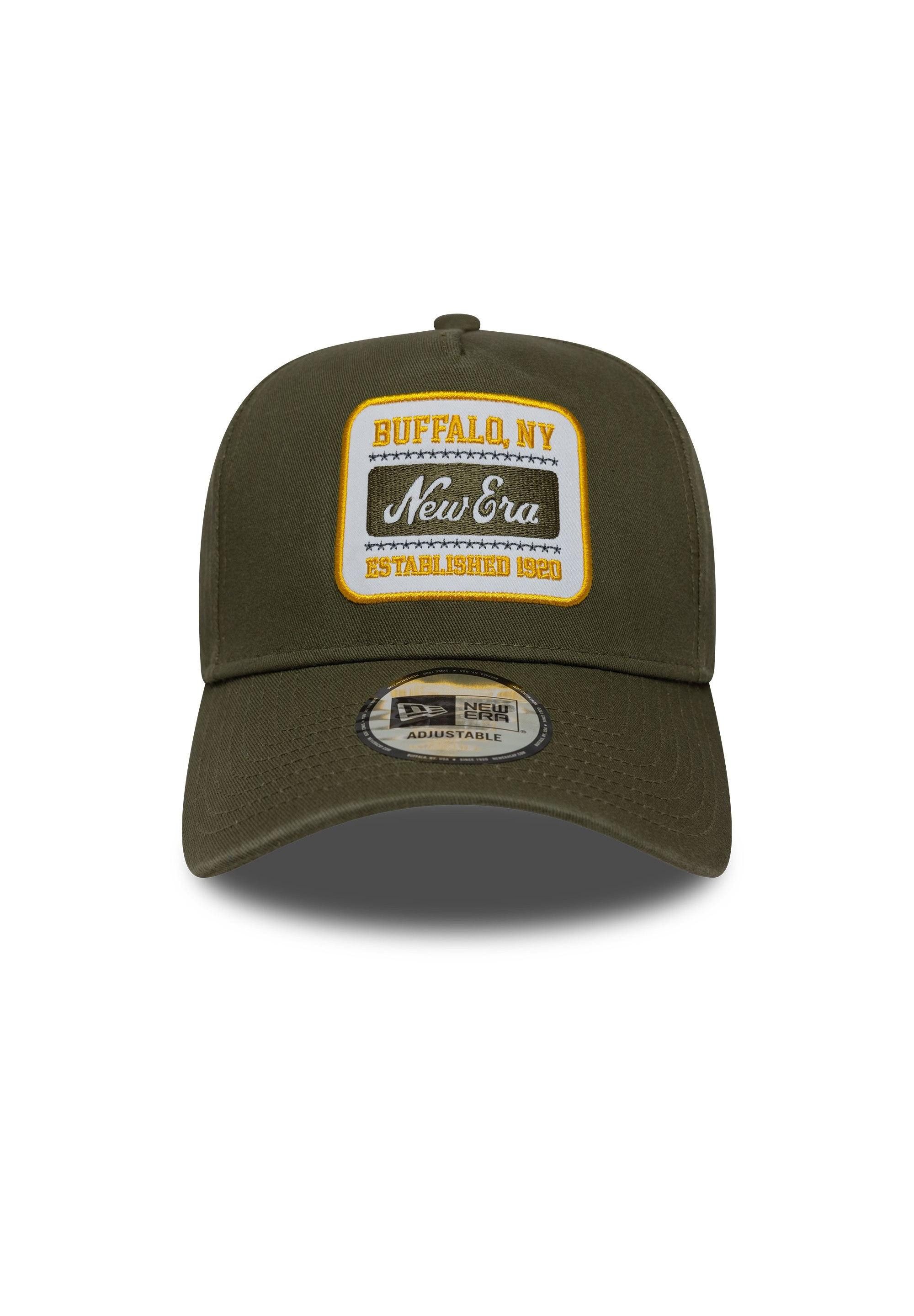 New Era Baseball Cap Washed Patch E-Frame Cap New Era Grün (1-St)