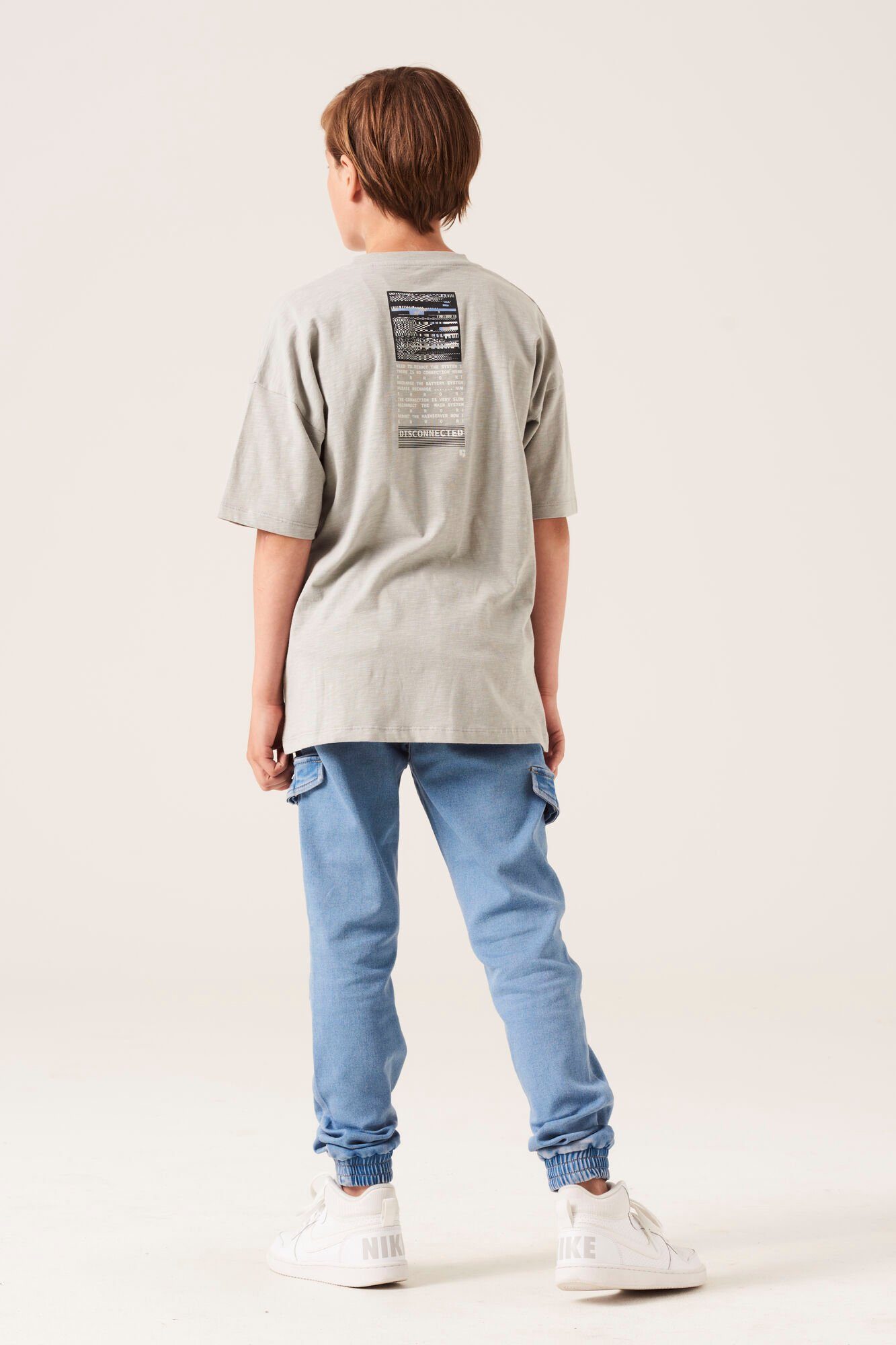 Garcia T-Shirt cement mit Rückenprint