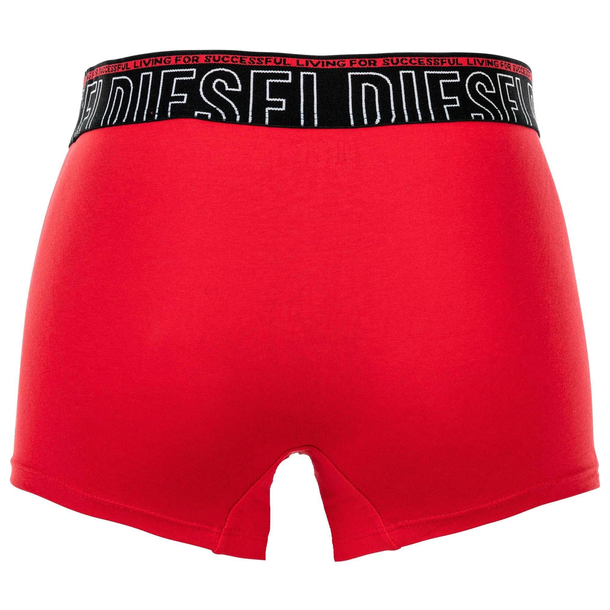 Pack Diesel Herren Boxershorts - Boxer 3 UMBX-DAMIENTHREEPACK Schwarz/Rot/Blau