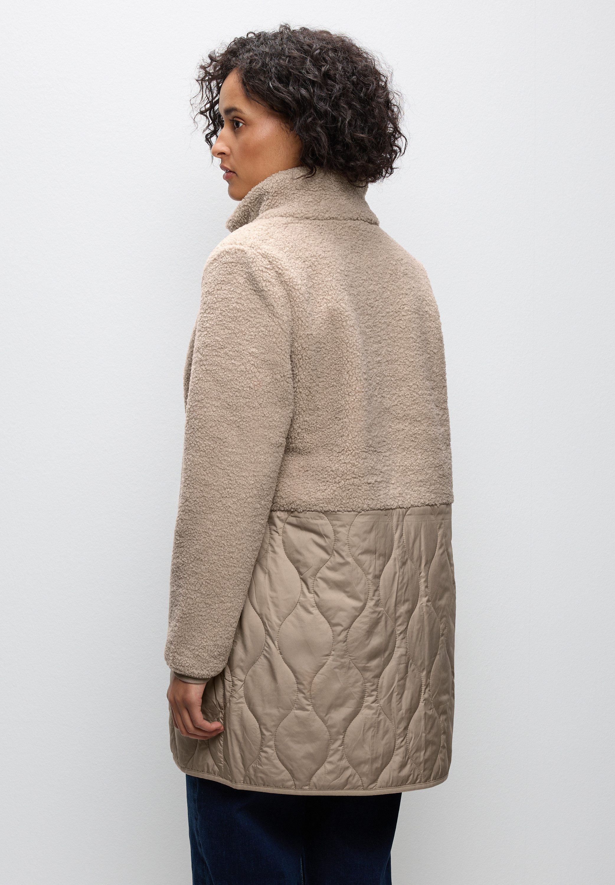 STREET ONE Outdoorjacke mit Strukturmix günstig online kaufen