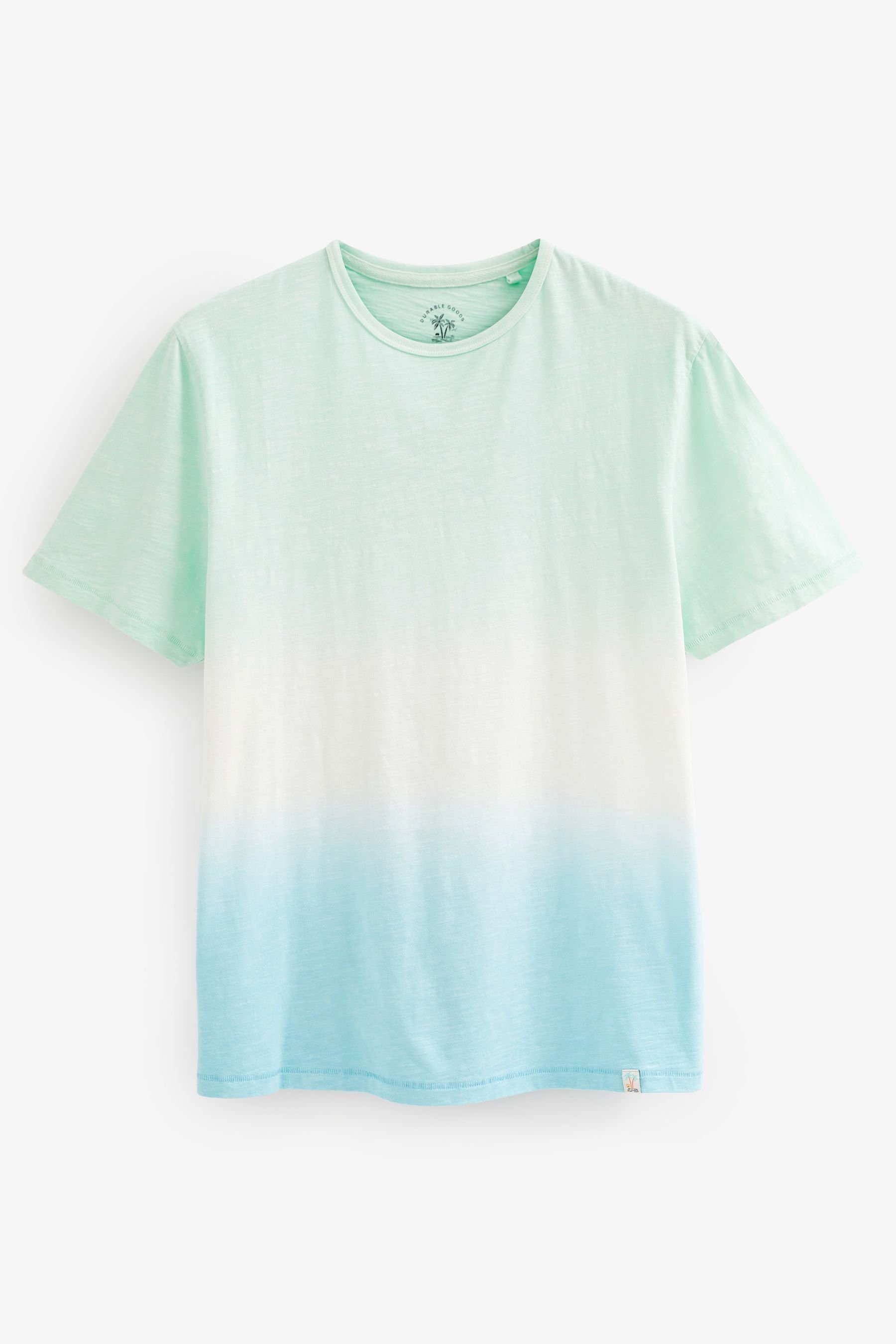 Next T-Shirt T-Shirt in Tauchfärboptik (1-tlg) Blue/Green