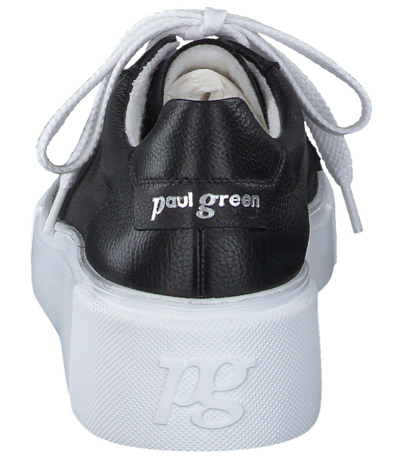 Glattleder Sneaker Paul Sneaker Green Schwarz (011)