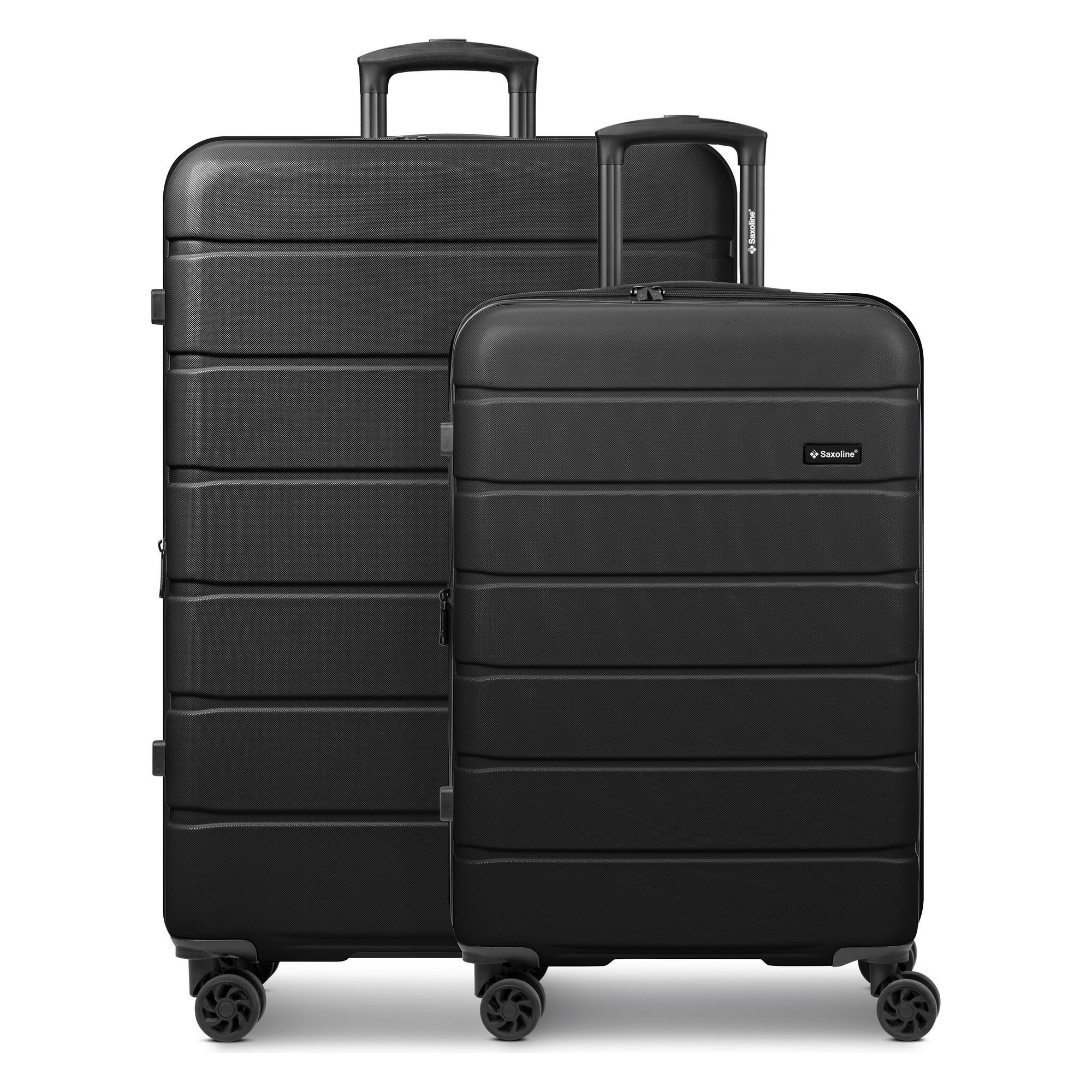 Saxoline® Trolleyset Miami, 4 Rollen, (2-teilig, 2 tlg), ABS