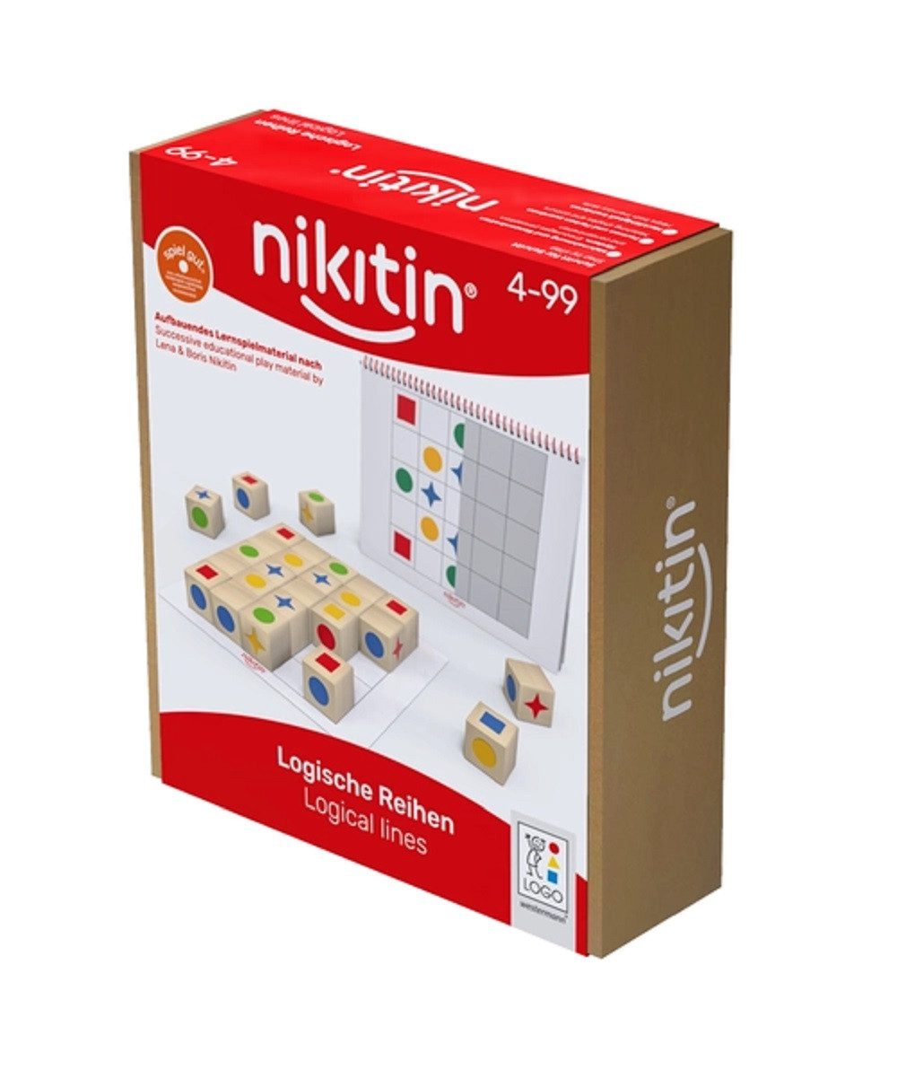 Nikitin Lernspielzeug Nikitin Material Lernspiel N 8 logische Reihen -super für Kids (24-St)