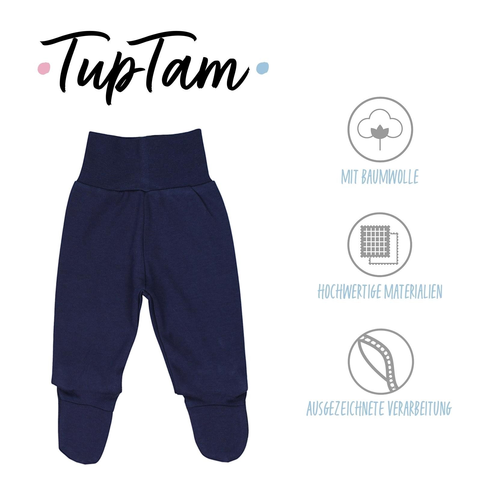 TupTam Schlupfhose TupTam Baby Unisex Hose mit Fuß Bunte 5er Pack