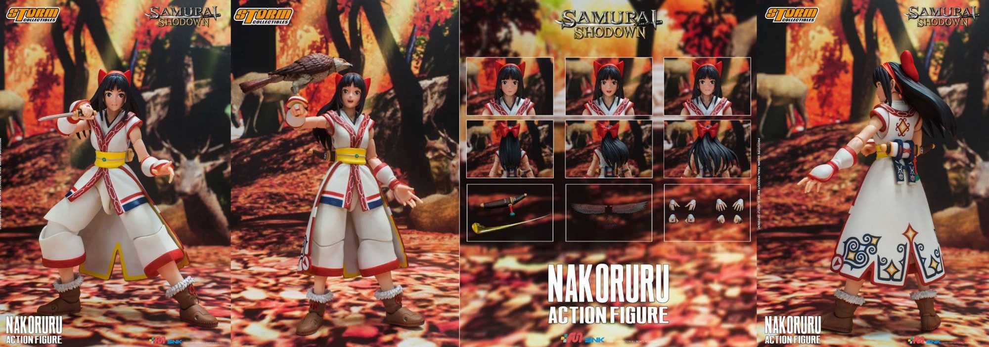 Storm Collectibles Actionfigur Storm Collectibles Samurai Shodown 1/12 Nakoruru 18 cm Actionfigur