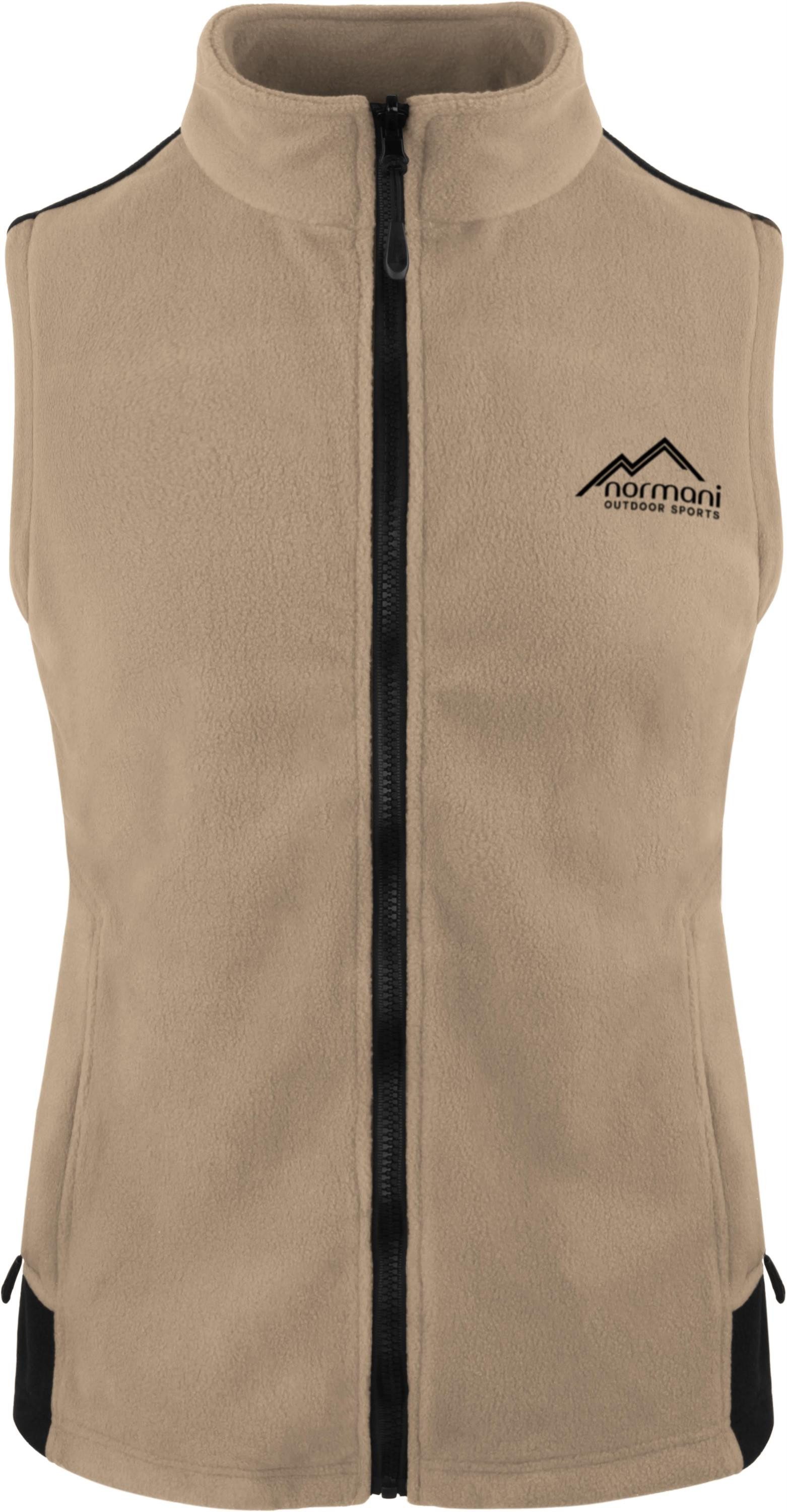 normani Fleeceweste Damen Fleeceweste Barrie Übergangsweste mit Reißverschl günstig online kaufen