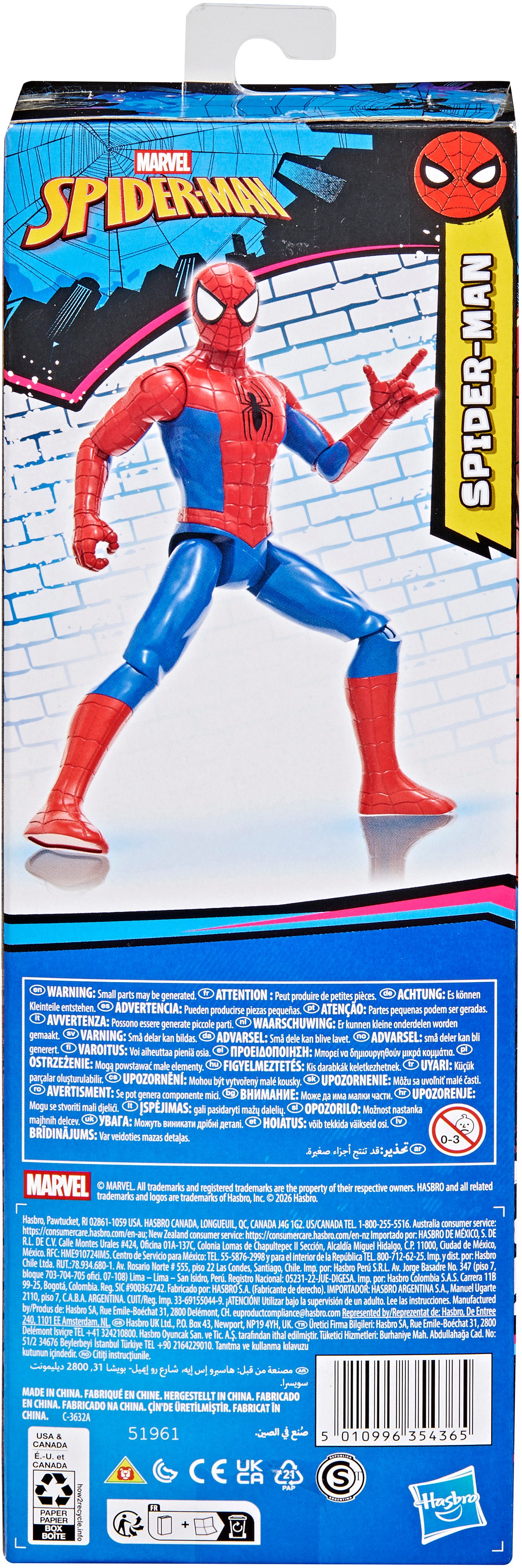 Hasbro Actionfigur Marvel Spider-Man Titan Serie Spider-Man