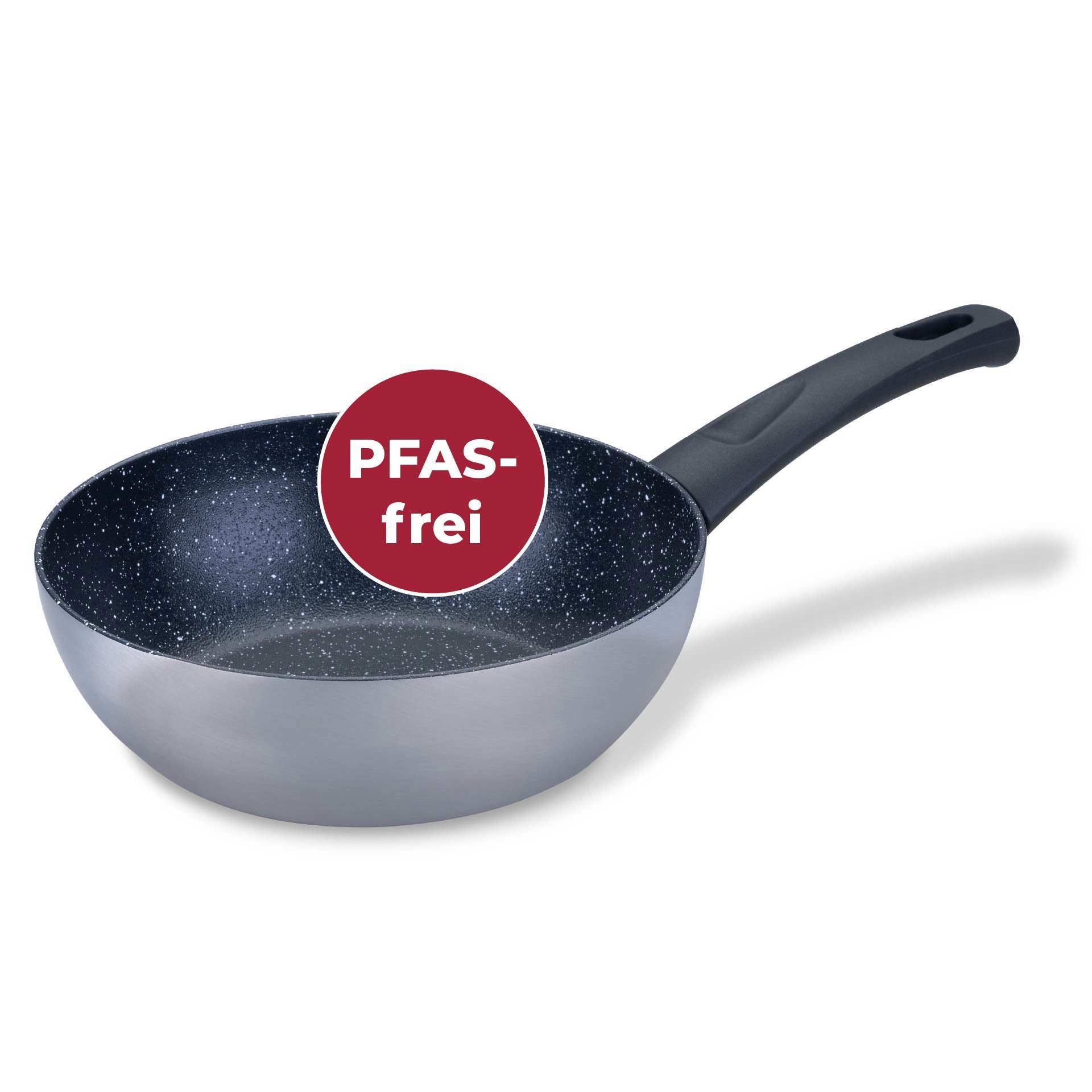 FACKELMANN Wok Pfanne, Bratpfanne, Schmorpfanne, Kochpfanne, Antihaft-Wok